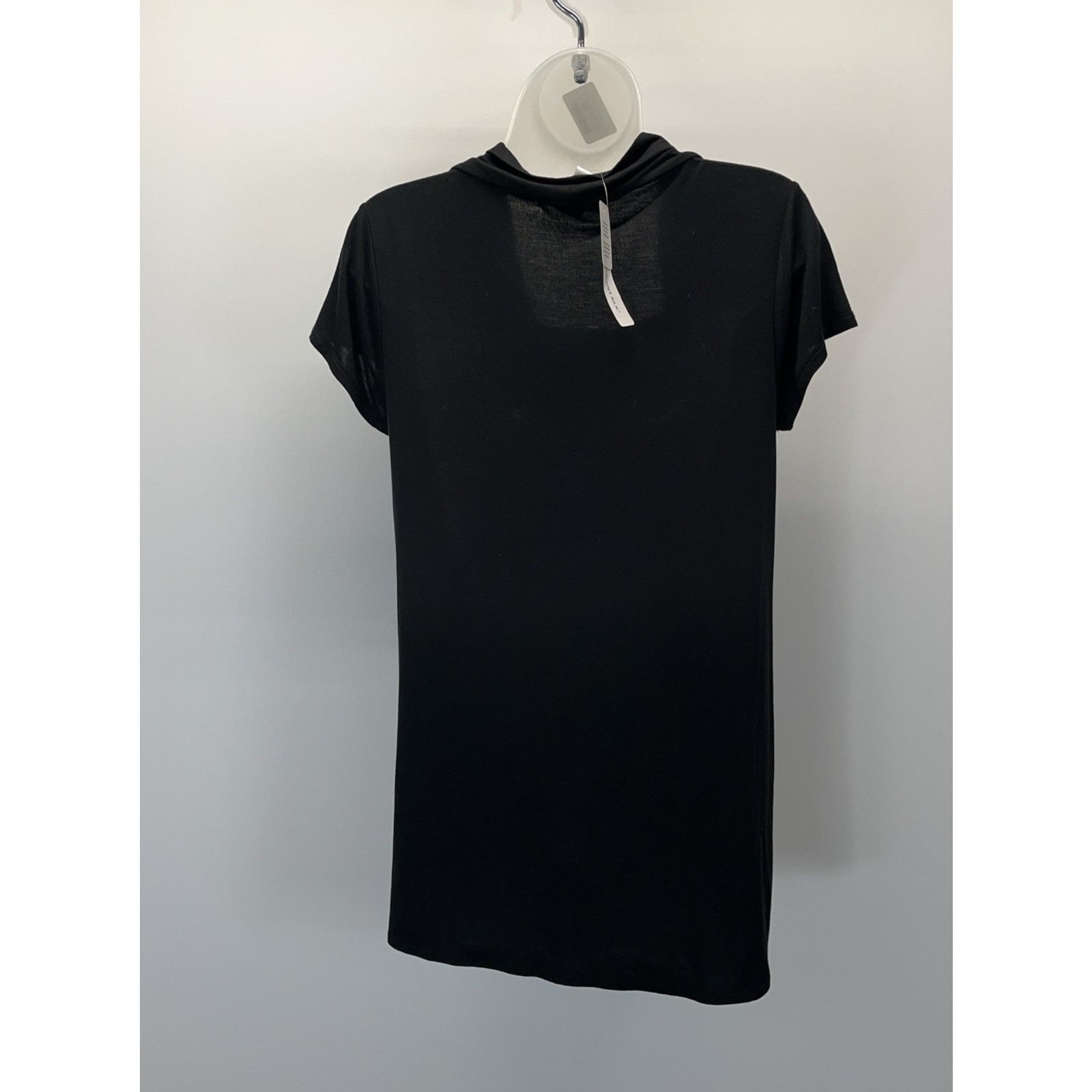 Other NWT August Silk Top Black Sequin Round Neck Short Sleeve Size S / US 4 / IT 40 - 4 Thumbnail
