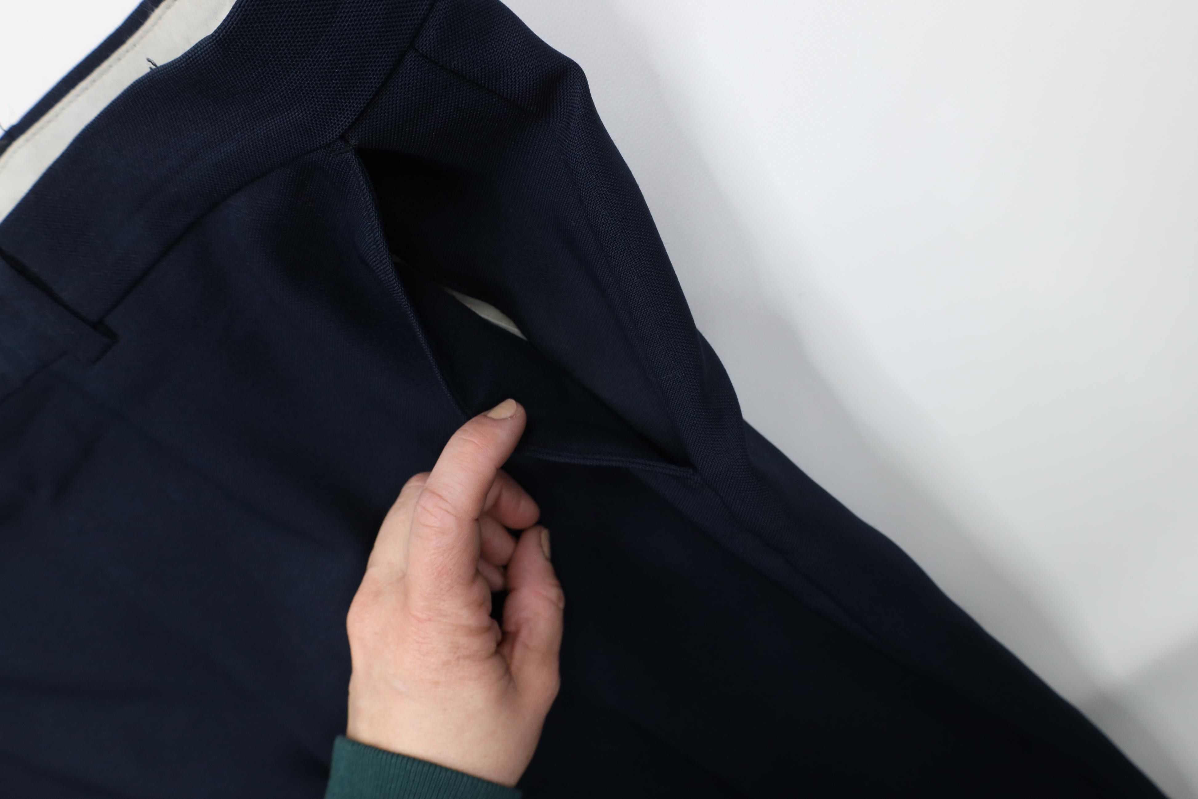 Vintage Vintage 70s Streetwear Flared Wide Leg Chino Pants Blue USA Size US 36 / EU 52 - 8 Thumbnail