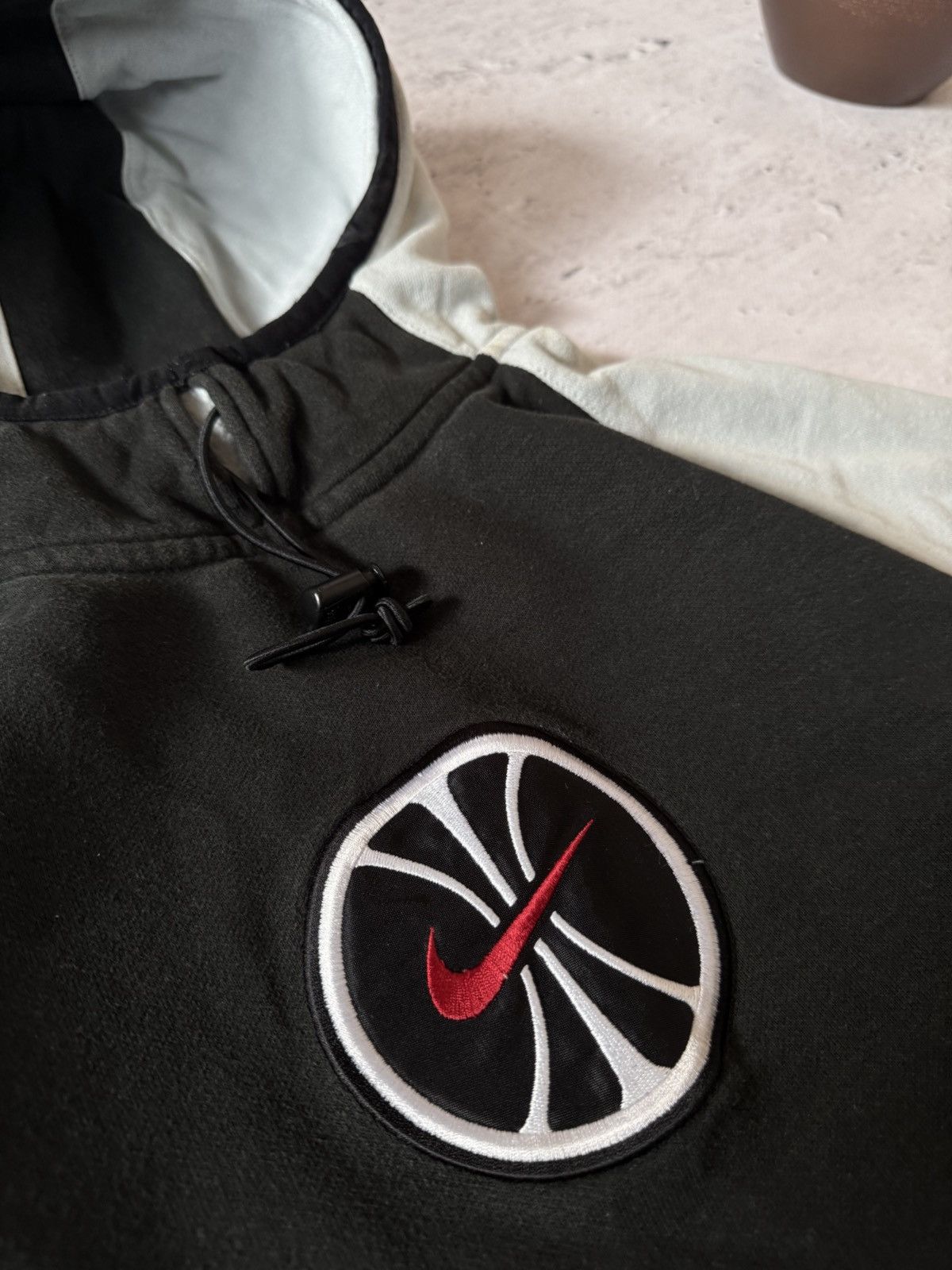 Nike × Vintage NIKE VINTAGE 00s y2k OVERSIZE BAGGY HOODIE CENTER LOGO Size US L / EU 52-54 / 3 - 4 Thumbnail