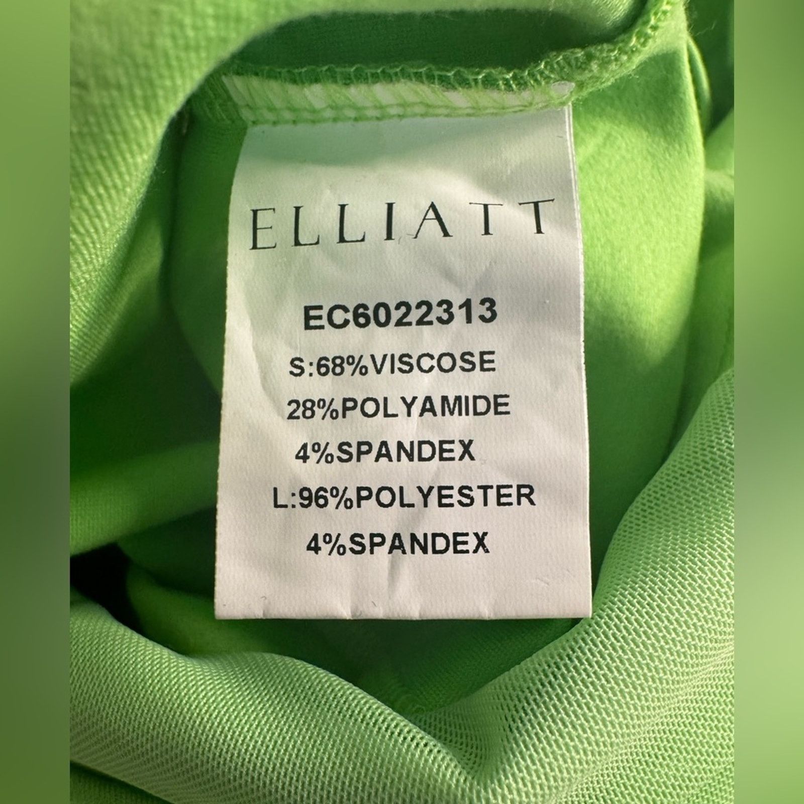 ELLIATT Rare Elliatt Paloma Jumpsuit Lime Green Size 27" / US 4 / IT 40 - 7 Thumbnail