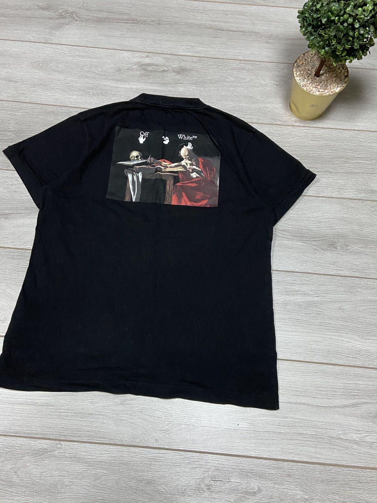 Off-White Off-white Caravaggio big print tee Size US L / EU 52-54 / 3 - 1 Thumbnail