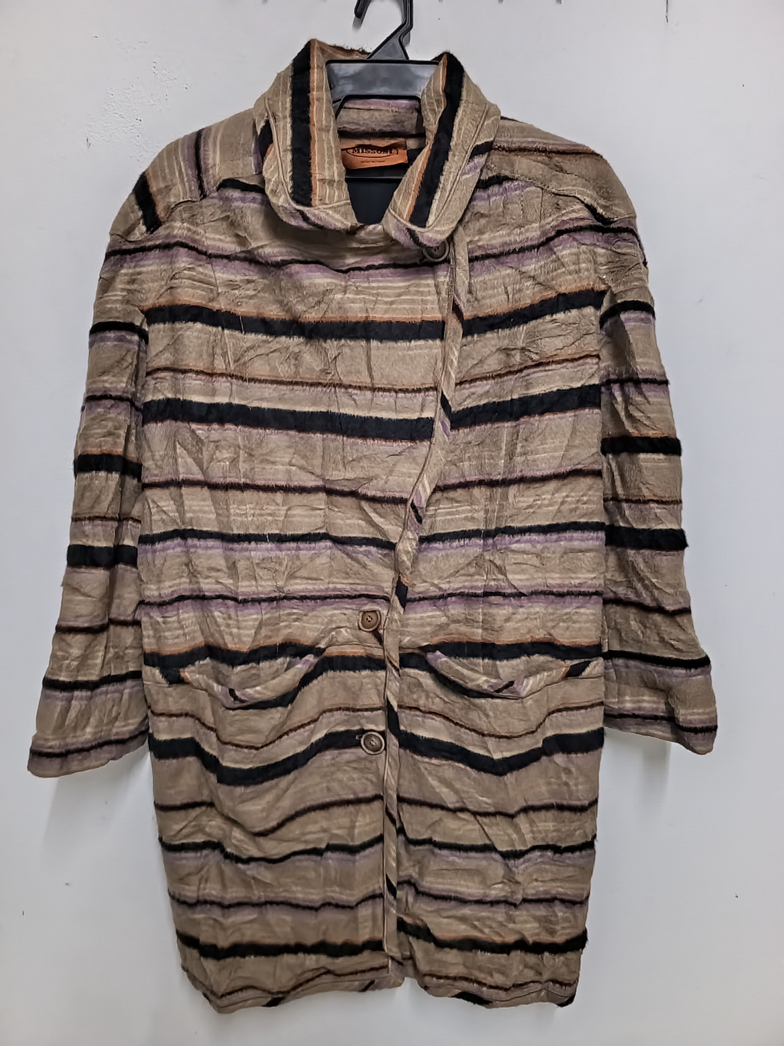Missoni Massoni wool long coat Size US L / EU 52-54 / 3 - 1 Thumbnail