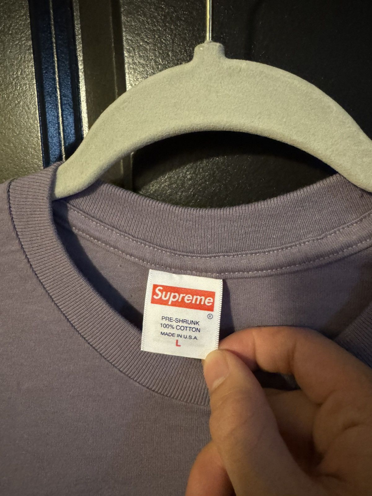 Supreme Supreme Futura purple box logo tee size Large Size US L / EU 52-54 / 3 - 3 Thumbnail
