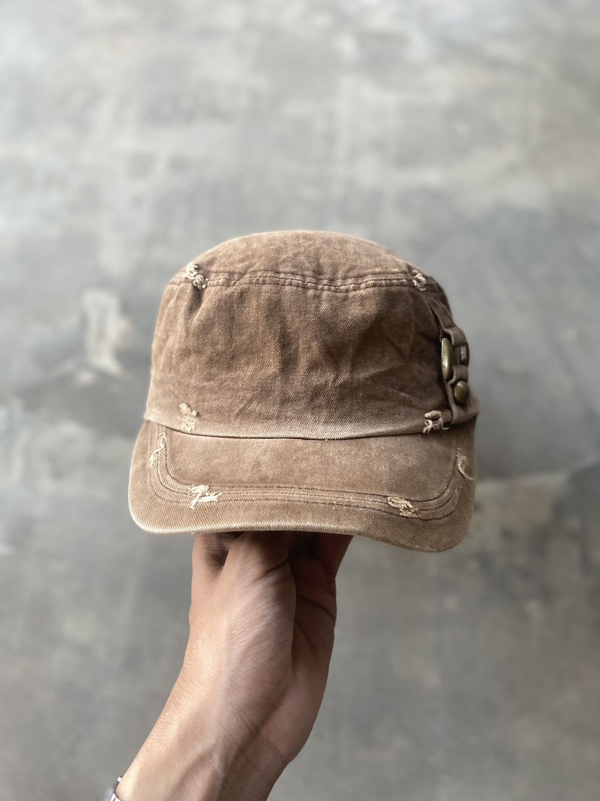 Japanese Brand STUDDED PATROL CADET CAP Size ONE SIZE - 3 Thumbnail