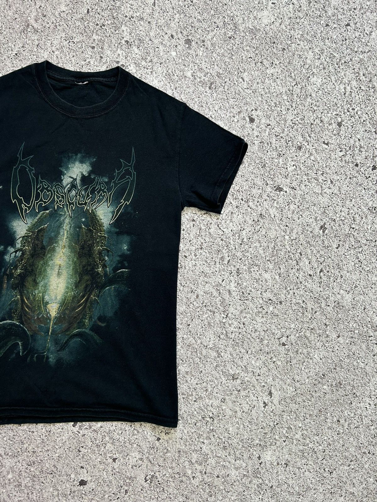 Band Tees × Vintage Vintage 2000’s Obscura Rock Band Retro T-Shirt Y2K Hype Size US S / EU 44-46 / 1 - 5 Thumbnail