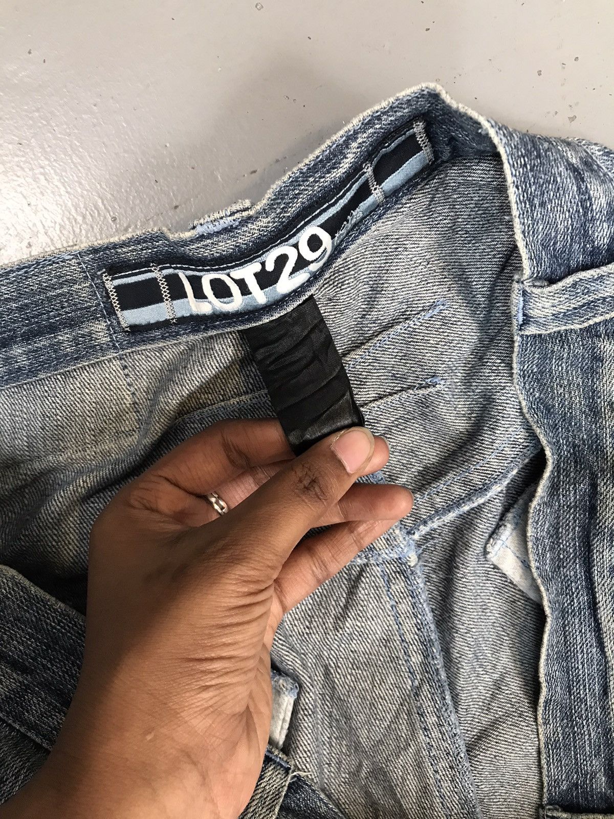 Vintage Vintage LOT 29 dog & duck printed distressed denim jort Size US 36 / EU 52 - 7 Thumbnail