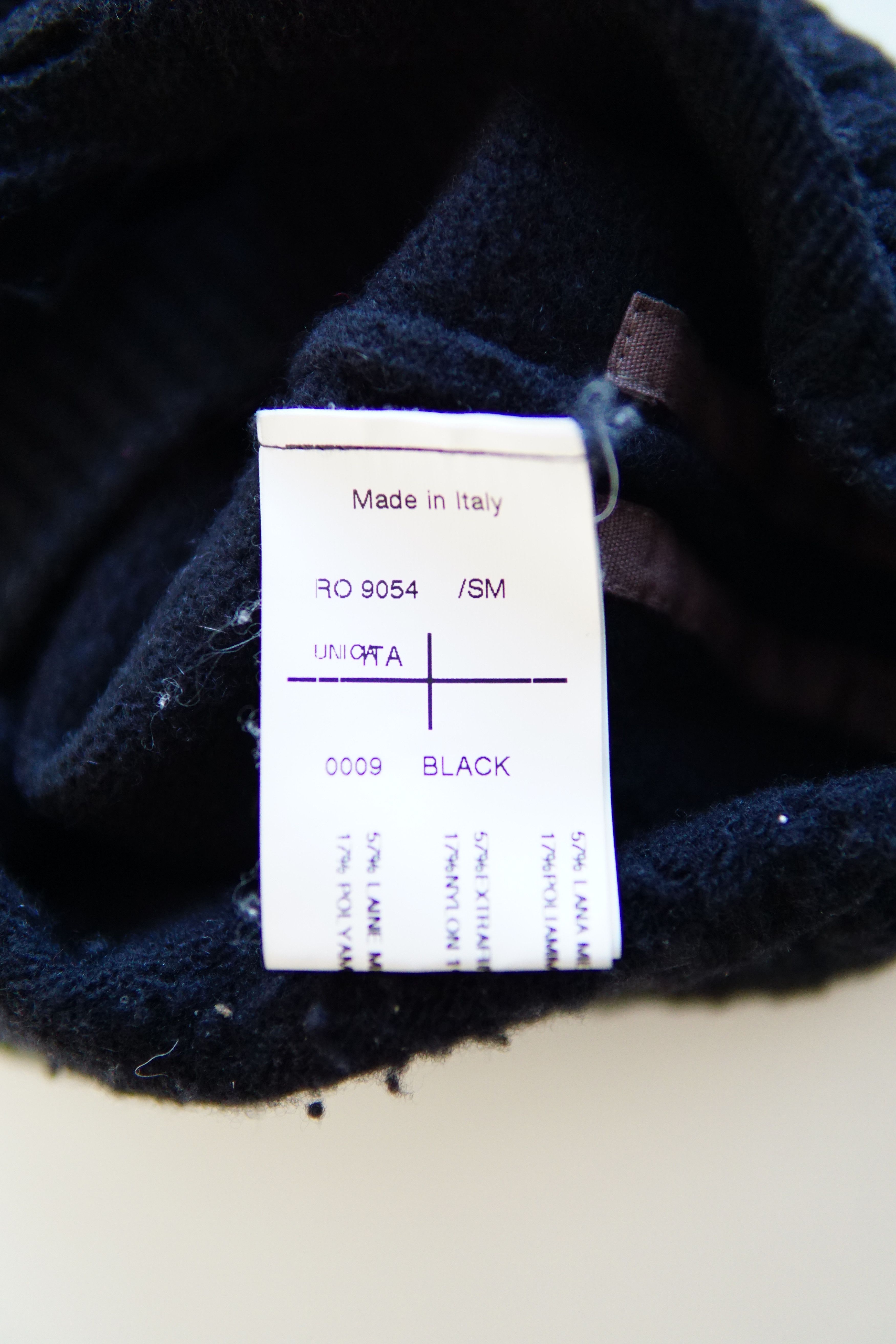 Rick Owens FW12 Mountain Veil Beanie Size ONE SIZE - 7 Thumbnail