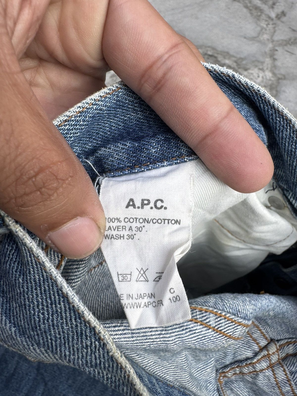 A.P.C. APC Hipster Blue Selvedge Denim Jeans Size US 31 - 10 Thumbnail