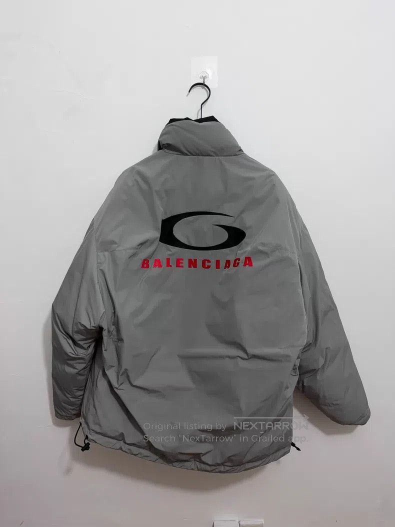Balenciaga Balenciaga Letter print stand collar zipper opening straig Size US XXS / EU 40 - 3 Thumbnail