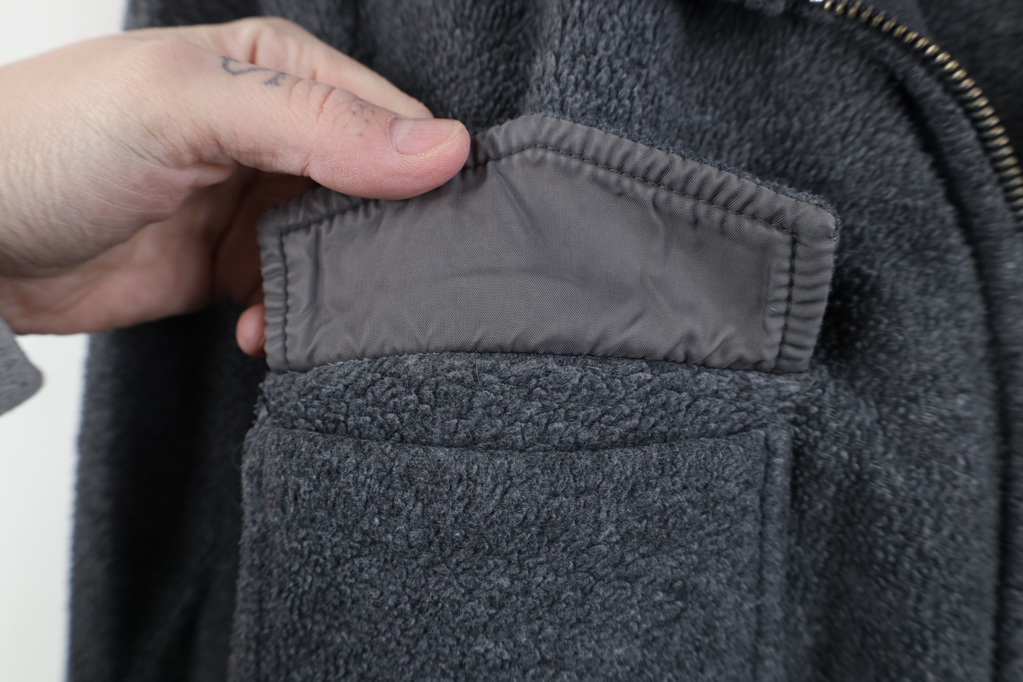 Gap Vintage 90s Y2K Gap Fleece Zip Shirt Jacket Jac Shirt Size XL / US 12-14 / IT 48-50 - 8 Thumbnail