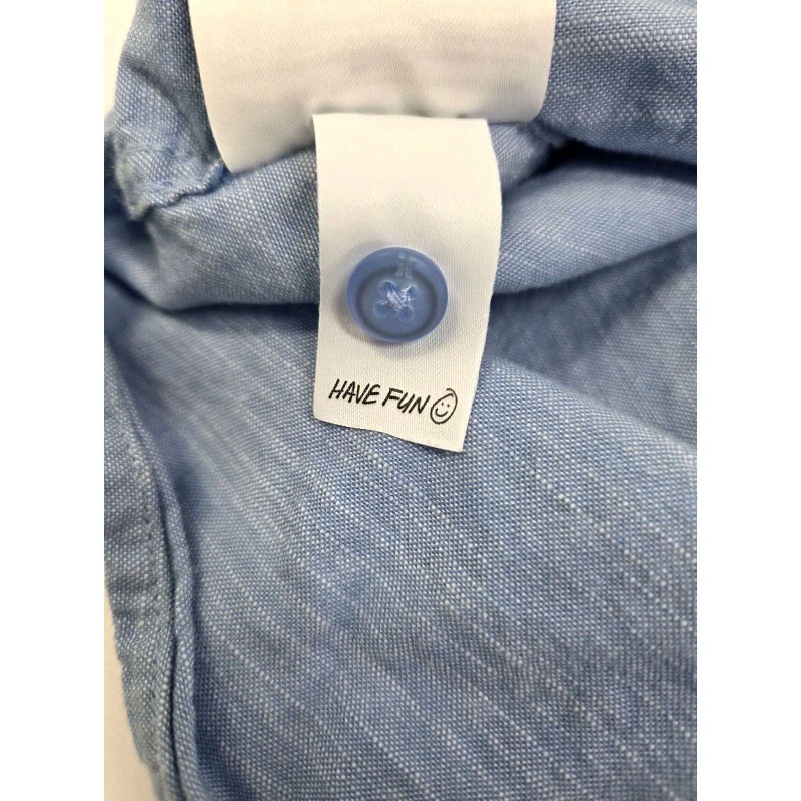 Hurley Hurley Mens Short Sleeve Button-Up Shirt Blue Classic Fit 2XL Regular Cotton Button-Down Size US XXL / EU 58 / 5 - 7 Thumbnail