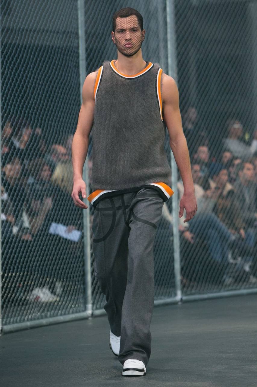 Givenchy × Riccardo Tisci FW14 Givenchy Runway NWT Fur/Faux Basketball Sweater Vest Size US M / EU 48-50 / 2 - 2 Thumbnail