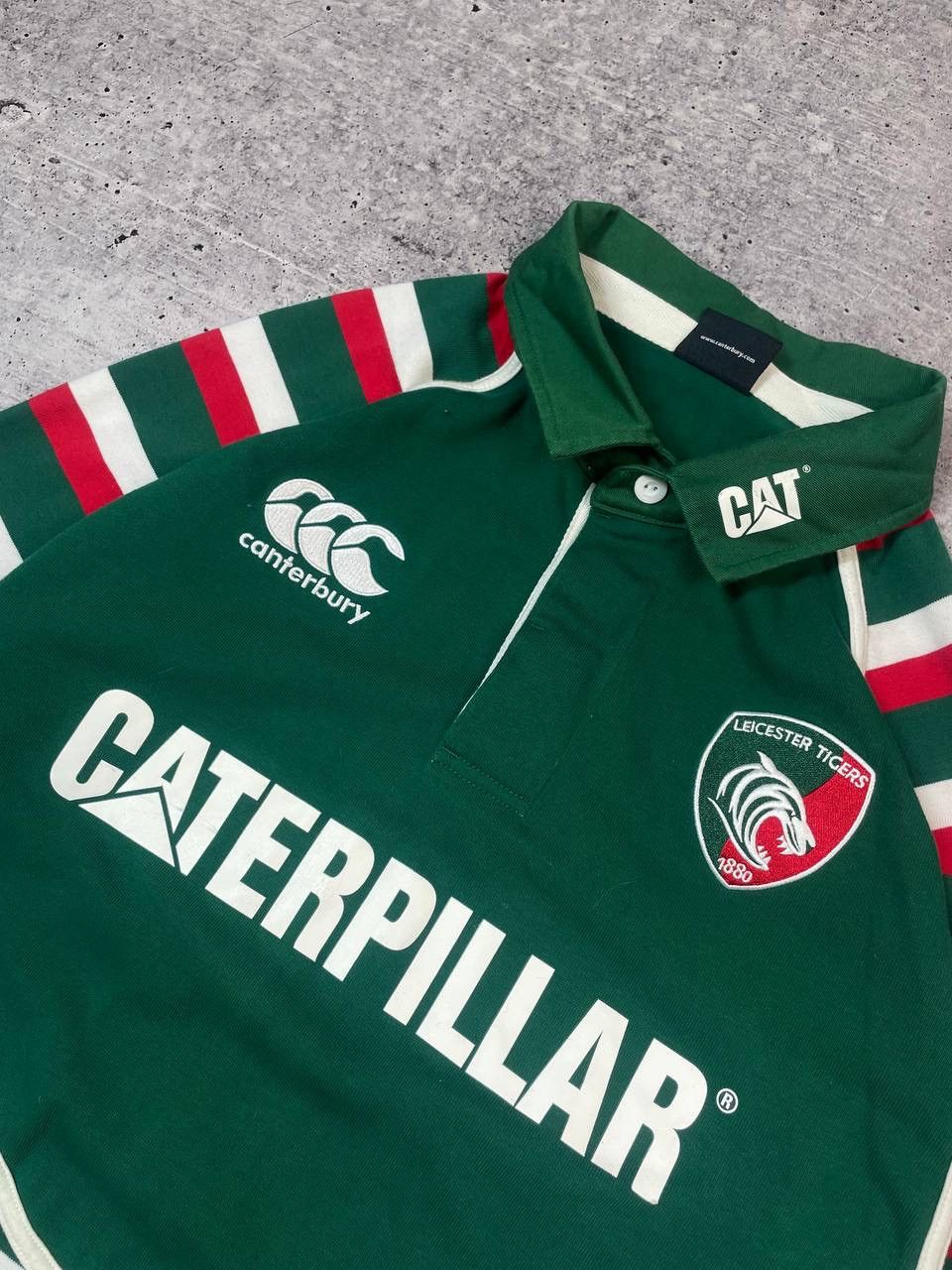 Canterbury of New Zealand Vintage Canterbury Leicester Tigers Rugby Long Shirt Y2K Size US XL / EU 56 / 4 - 4 Thumbnail