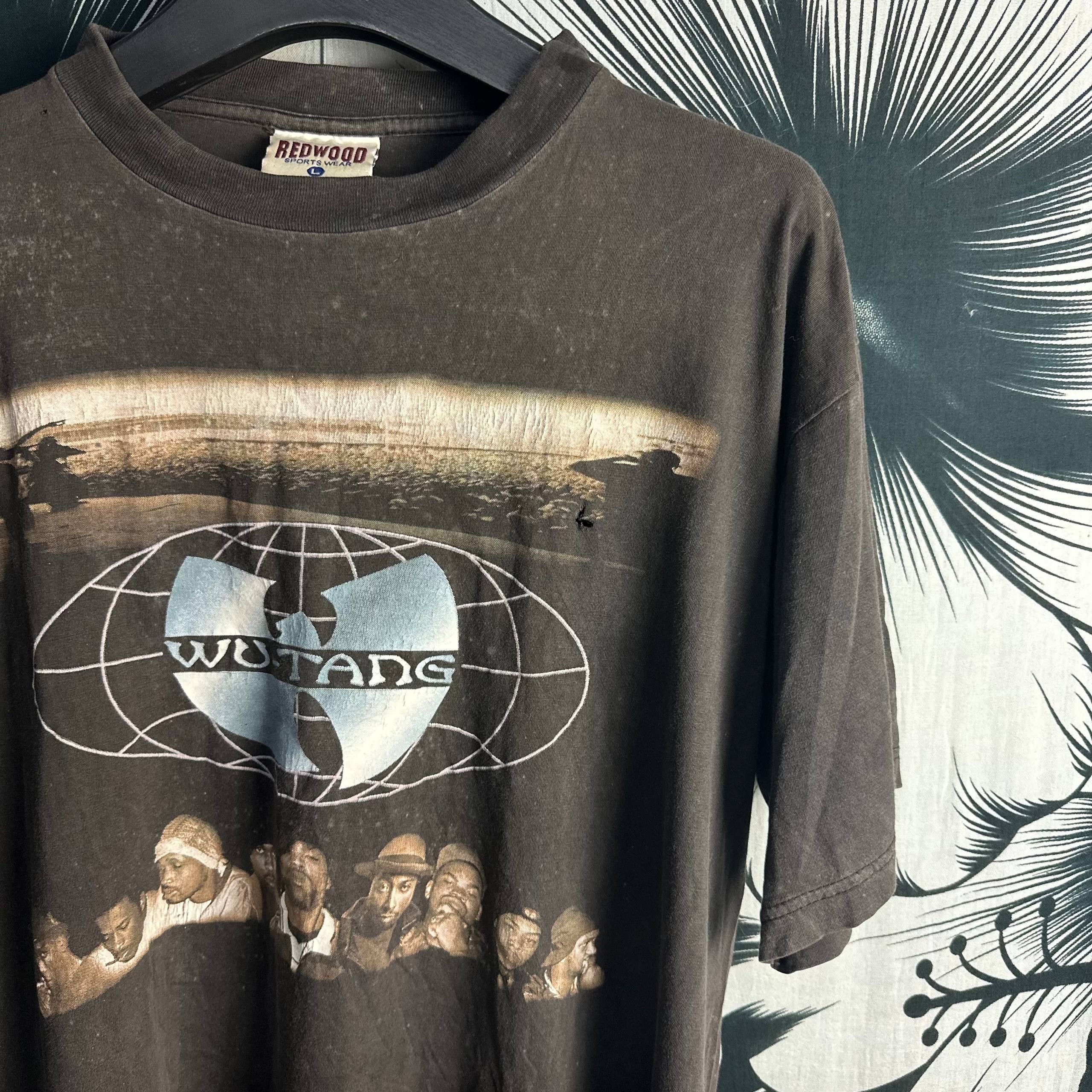 Vintage Rare Vintage Wutang Forever Redwood Tag Rap Tee T-Shirt Size US XL / EU 56 / 4 - 7 Thumbnail