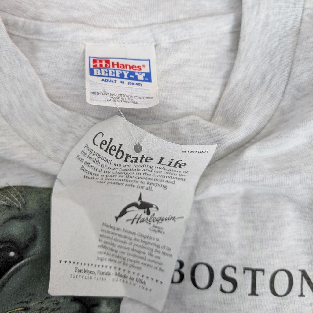 Hanes Now Old Stock Boston Aquarium Sea Lions USA Made T-Shirt M Size US M / EU 48-50 / 2 - 2 Thumbnail