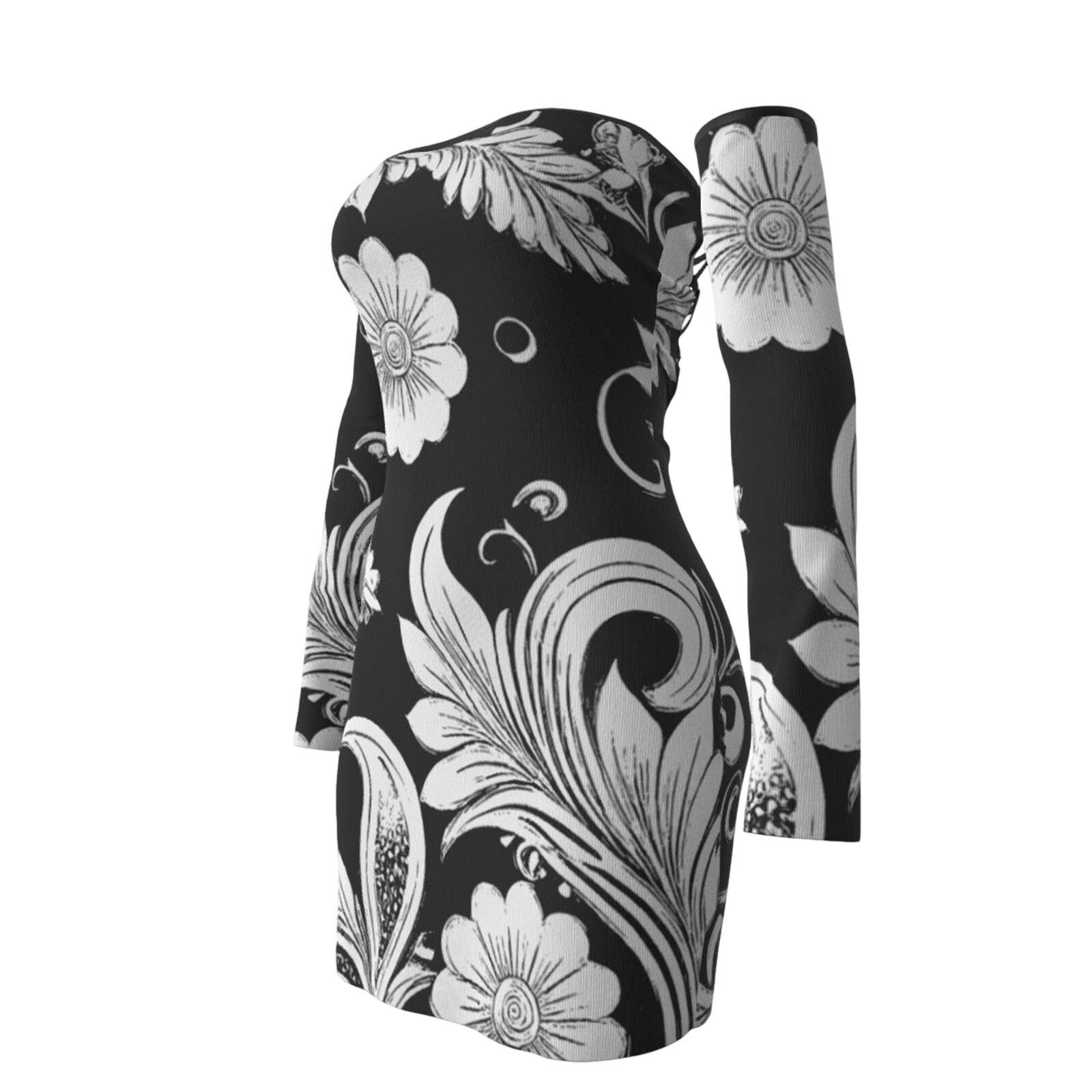 Other fullbreedcustom Print Women's Back Lace-up Dress Size M / US 6-8 / IT 42-44 - 2 Thumbnail