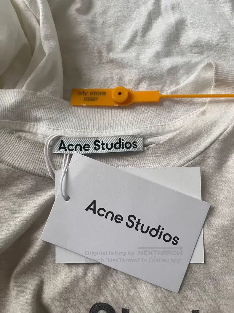 Acne Studios Acne Studios 1996 Series Lettering Logo Distressed Printed Size US XXS / EU 40 - 6 Thumbnail