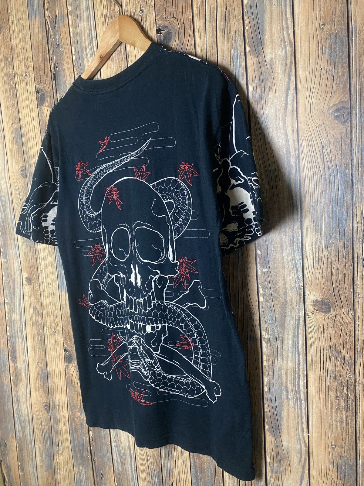 Vintage Vintage Sukajan skull tshirt Size US M / EU 48-50 / 2 - 6 Thumbnail
