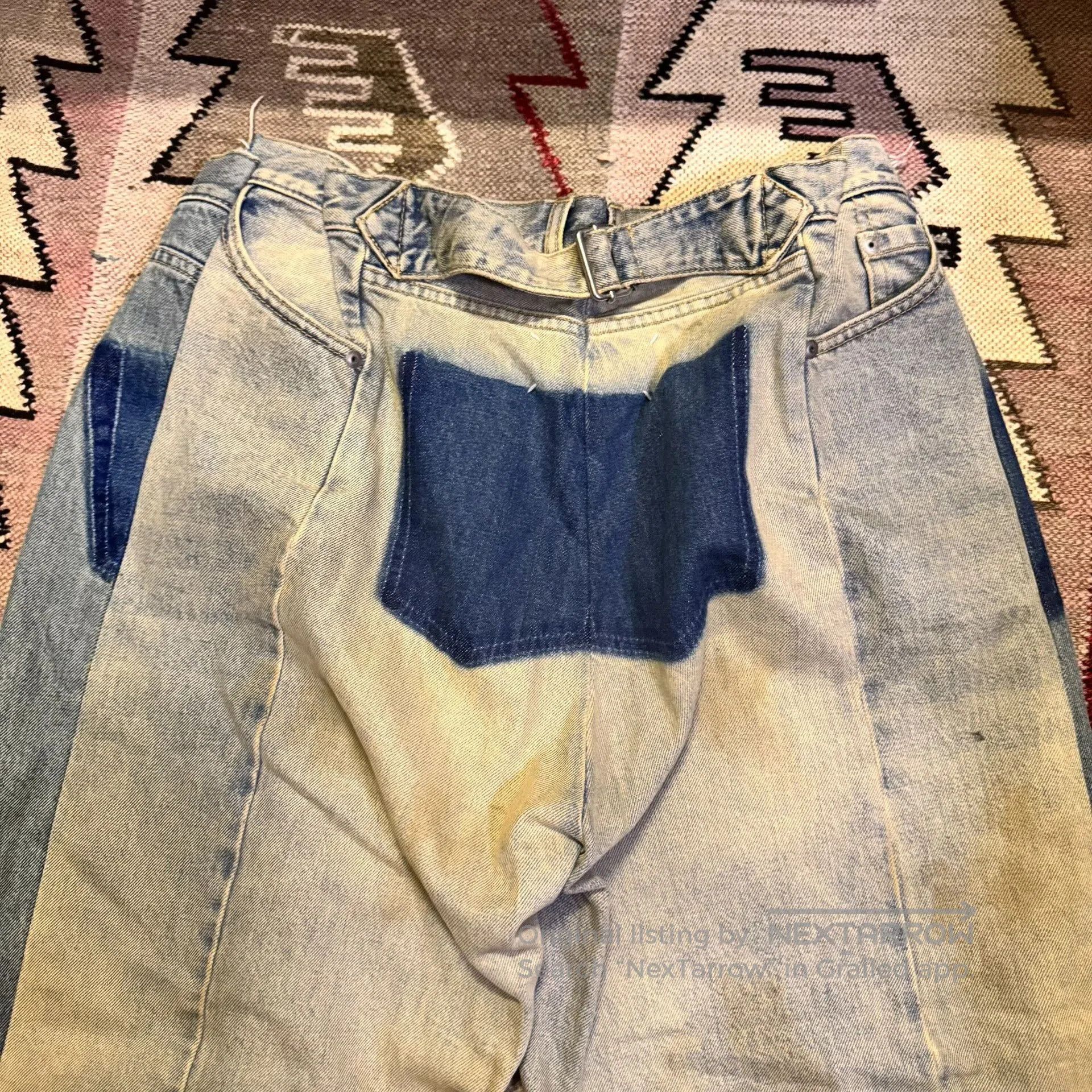 Maison Margiela Denim Patchwork Jeans.
