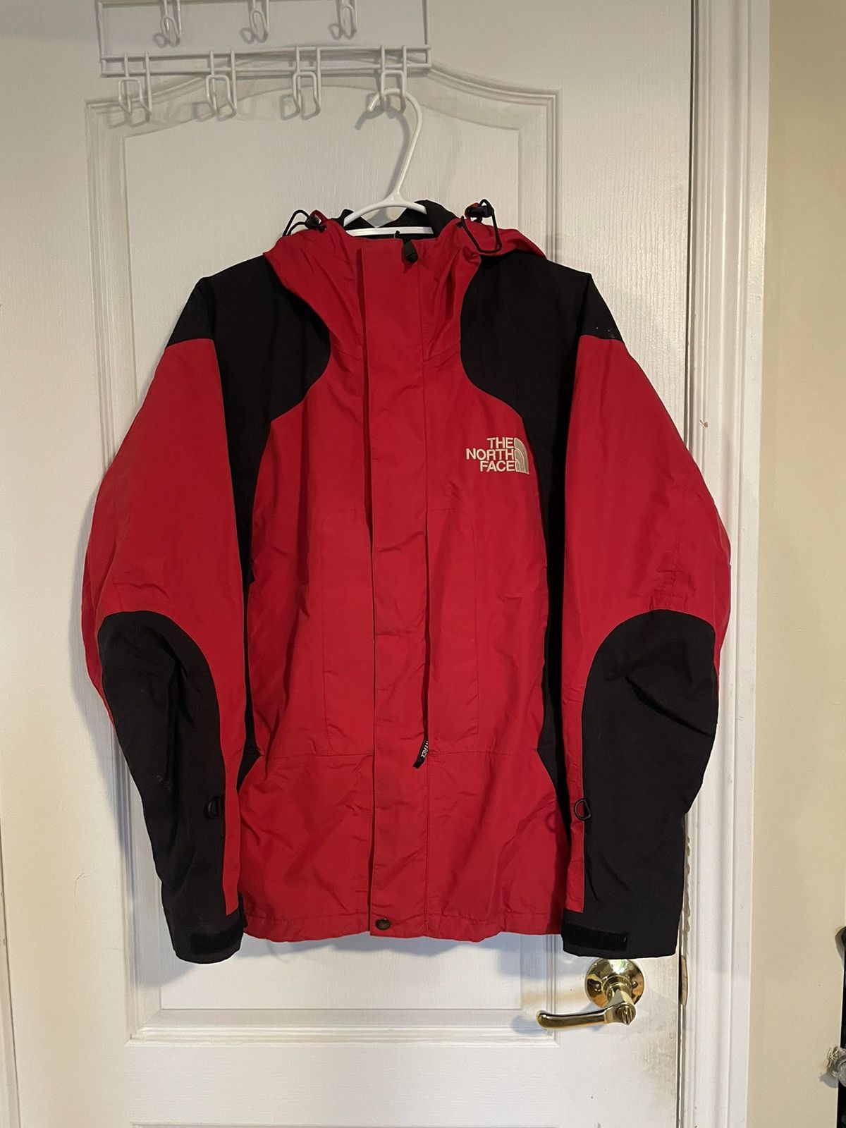 image of Goretex x The North Face Vintage Gore Tex North Face Mountain Jacket in Red, Men's (Size Small)