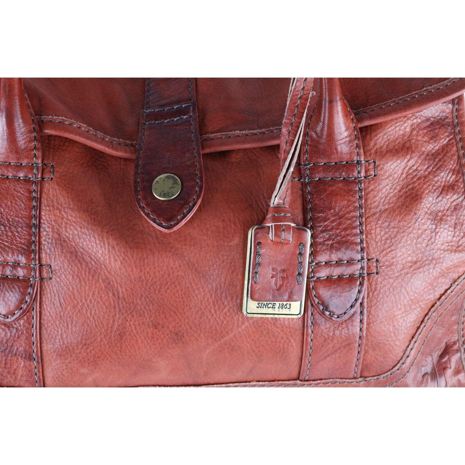 Frye Frye Distressed Italian Leather Boho Chic Shoulder Bag Size ONE SIZE - 2 Thumbnail