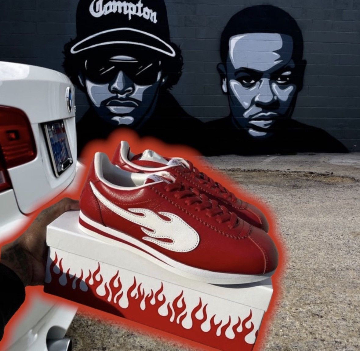4HUNNID 🆕 Yg👐🏾 4Hunnid 👌🏾 The Flame 🔥 shoes 👟 👌🏾👐🏾 4HuNNiT Size US 10 / EU 43 - 3 Thumbnail