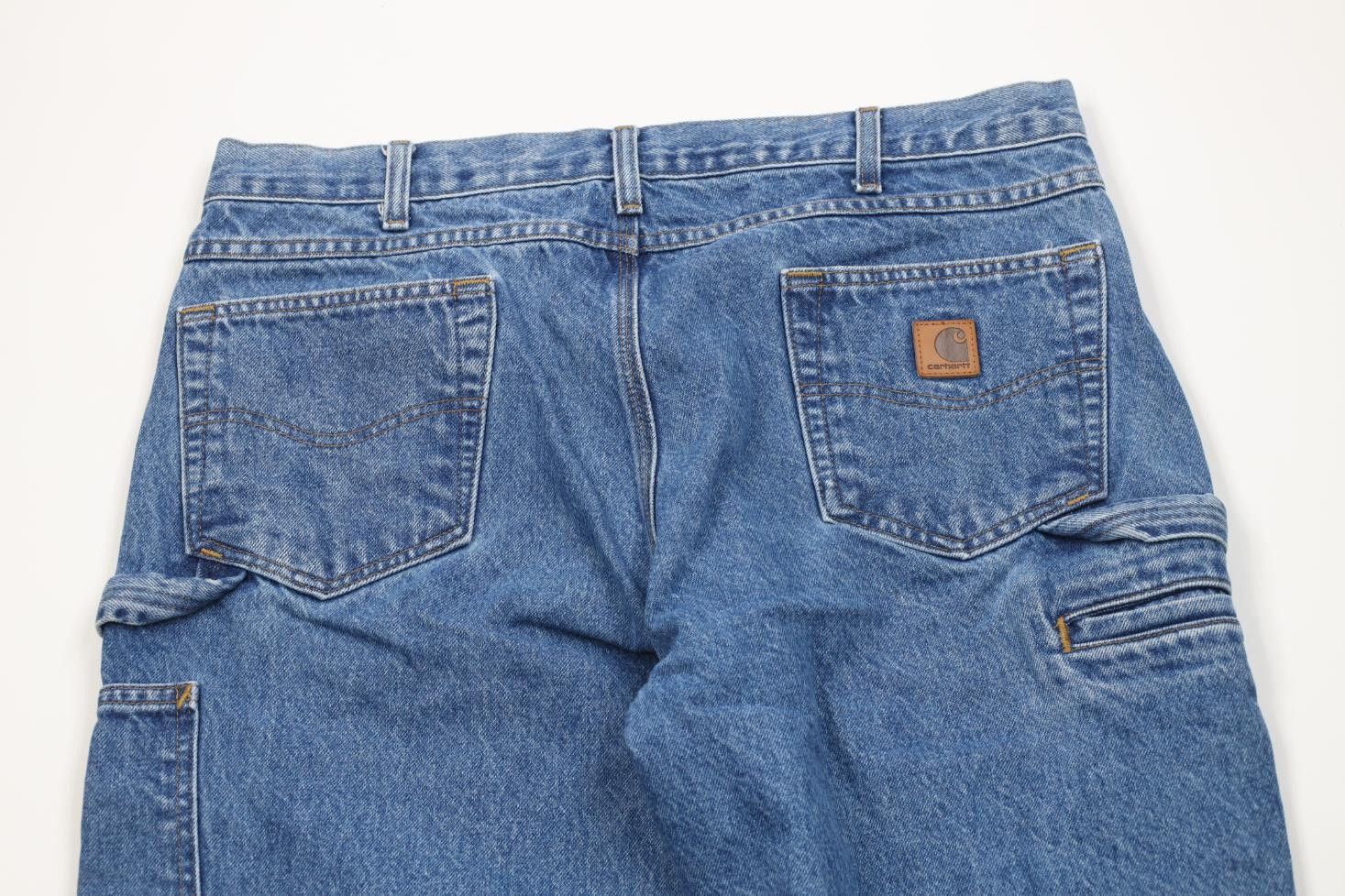 Carhartt Vintage Y2K Carhartt Fit Wide Leg Dungaree Denim Jeans Size US 38 / EU 54 - 10 Thumbnail