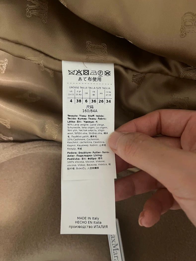 Max Mara Max Mara Camel cropped wool and cashmere coat Size S / US 4 / IT 40 - 9 Thumbnail