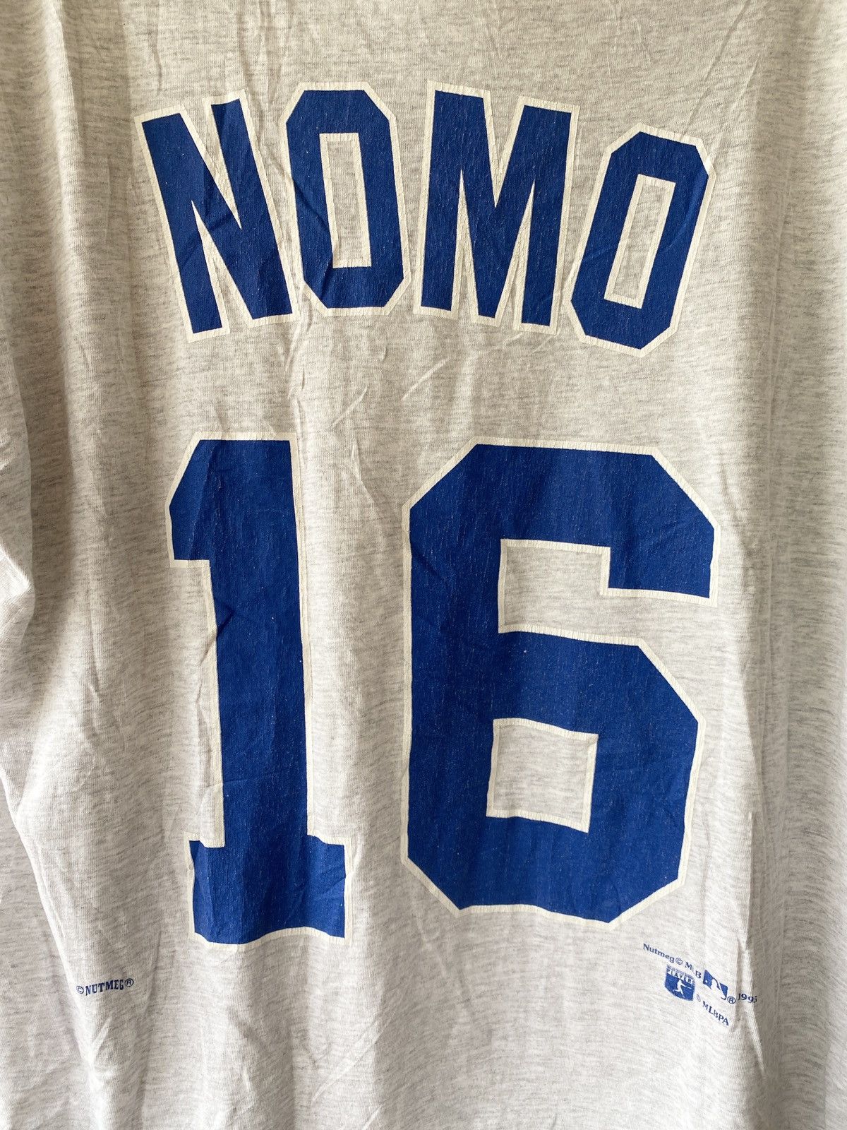 MLB VINTAGE 1995 MLB DODGERS NO16 NOMO T SHIRT Size US L / EU 52-54 / 3 - 9 Thumbnail