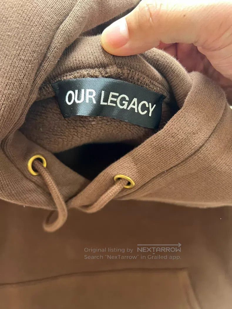 Our Legacy Our Legacy Brown Hoodie Sweatshirt Size US L / EU 52-54 / 3 - 3 Thumbnail