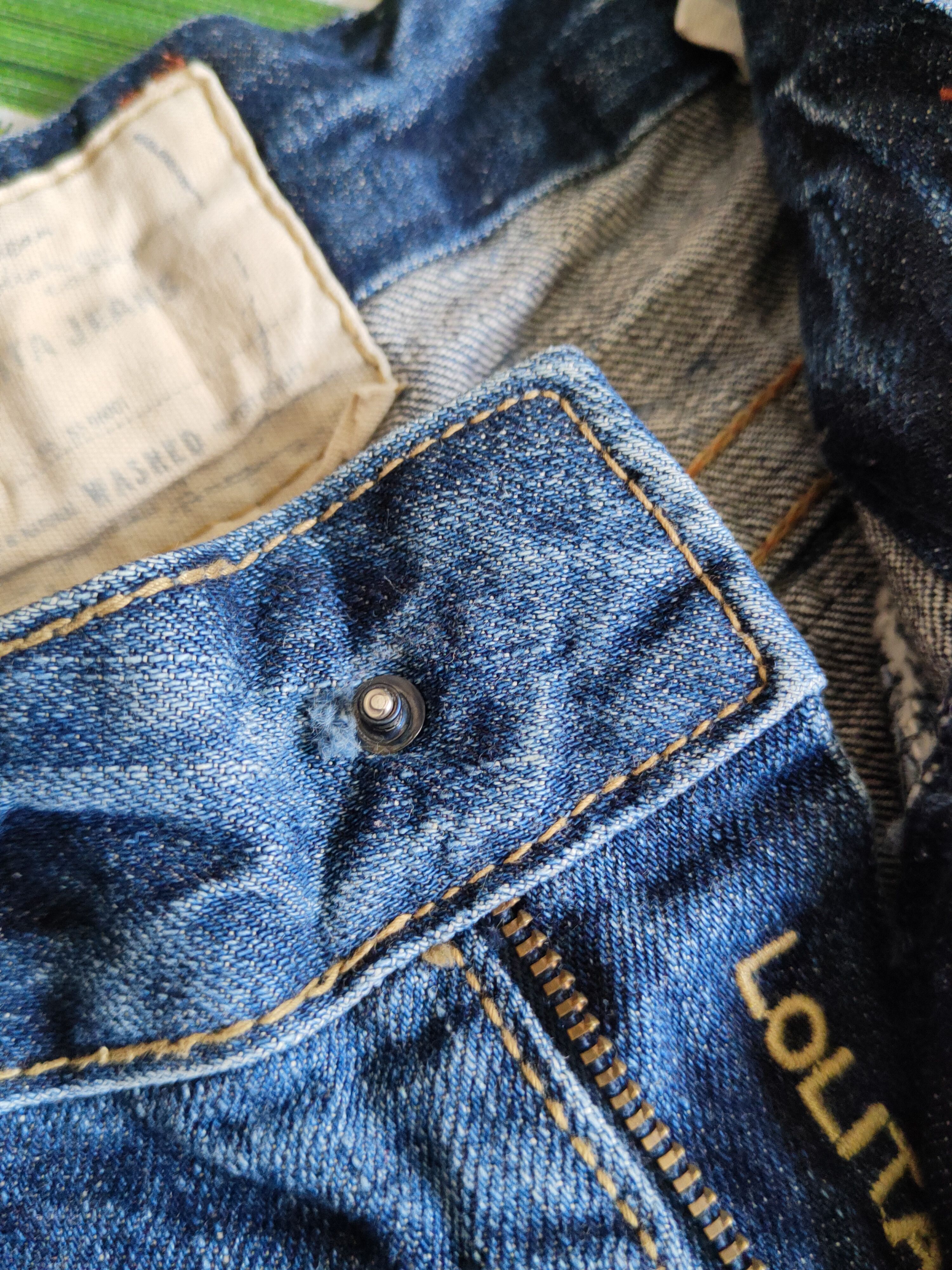 If Six Was Nine DL Lolita Distressed faded ripped Bootcut jeans Denim #S1539 Size 28" / US 6 / IT 42 - 10 Thumbnail