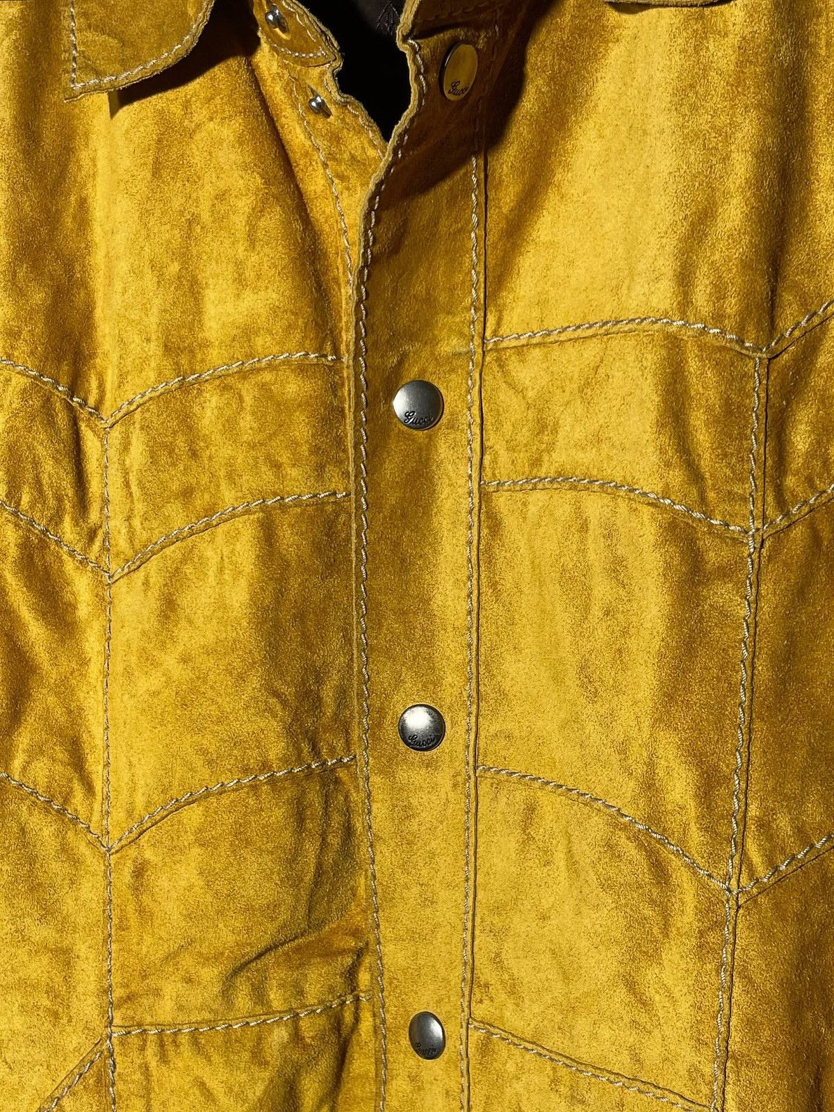 Gucci By Tom Ford SS04 Paneled Suede Jacket Size US S / EU 44-46 / 1 - 4 Thumbnail