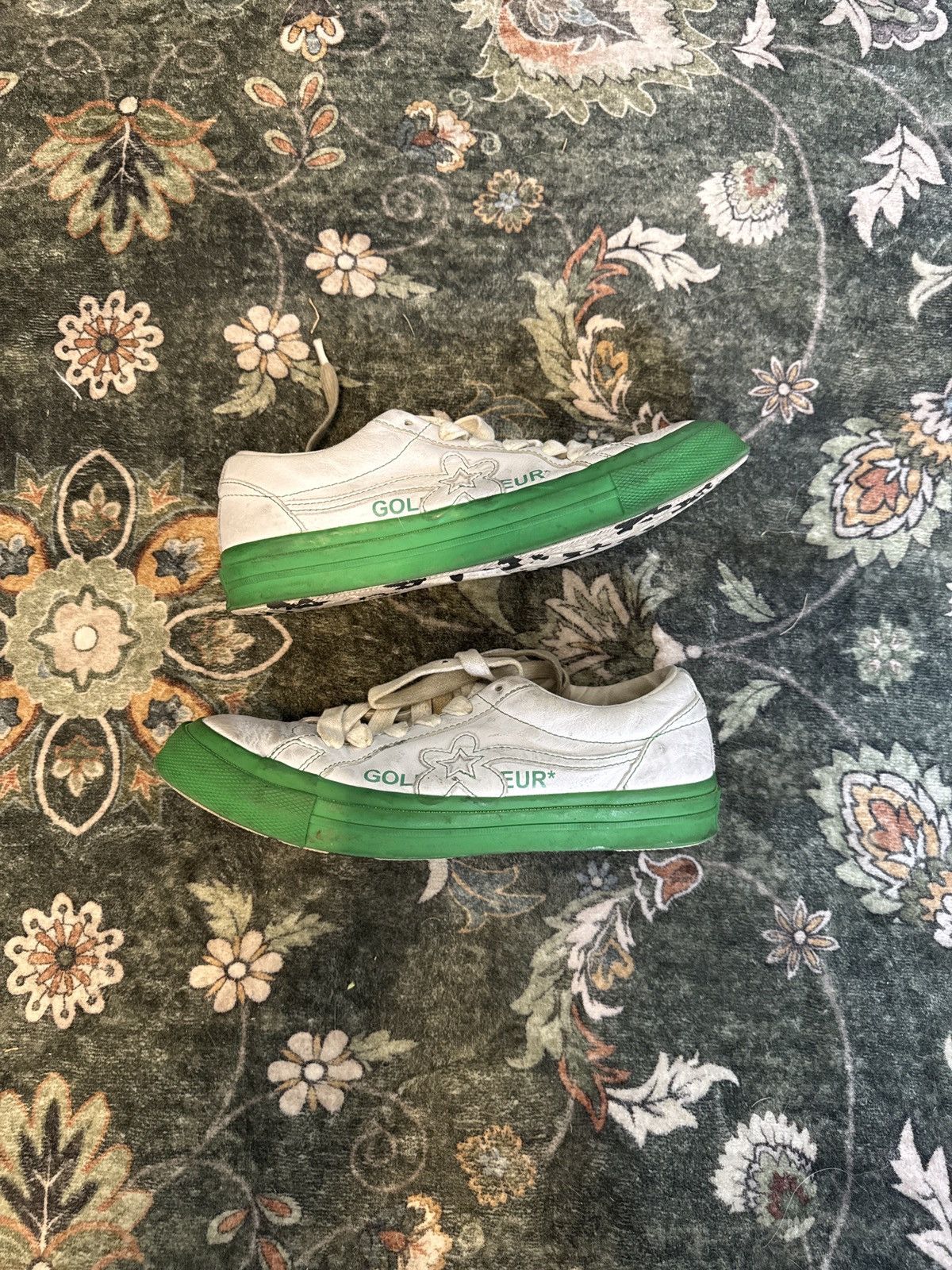Golf le Fleur White & Green Golf le Fleur Converse Mens6/Womens8 Size US 6 / EU 39 - 6 Thumbnail
