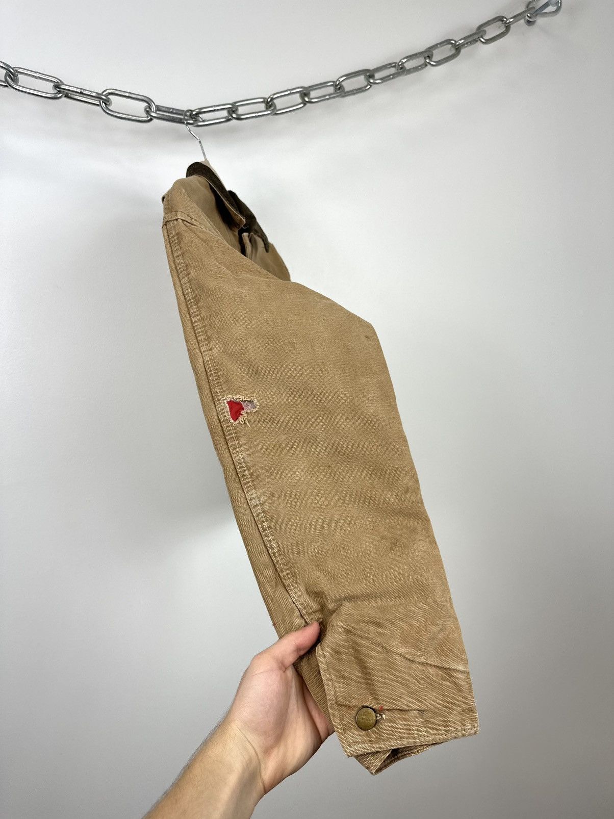 Carhartt Vintage 70s Carhartt USA Distressed Cropped Detroit Jacket Size US S / EU 44-46 / 1 - 8 Thumbnail