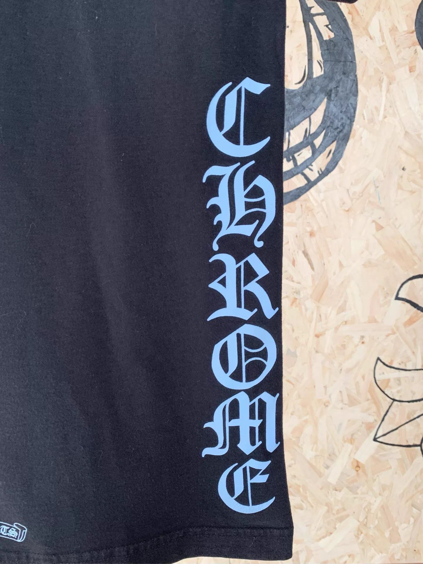 Chrome Hearts Chrome Hearts Black Side Blue Sanskrit M Tee Size US M / EU 48-50 / 2 - 7 Thumbnail
