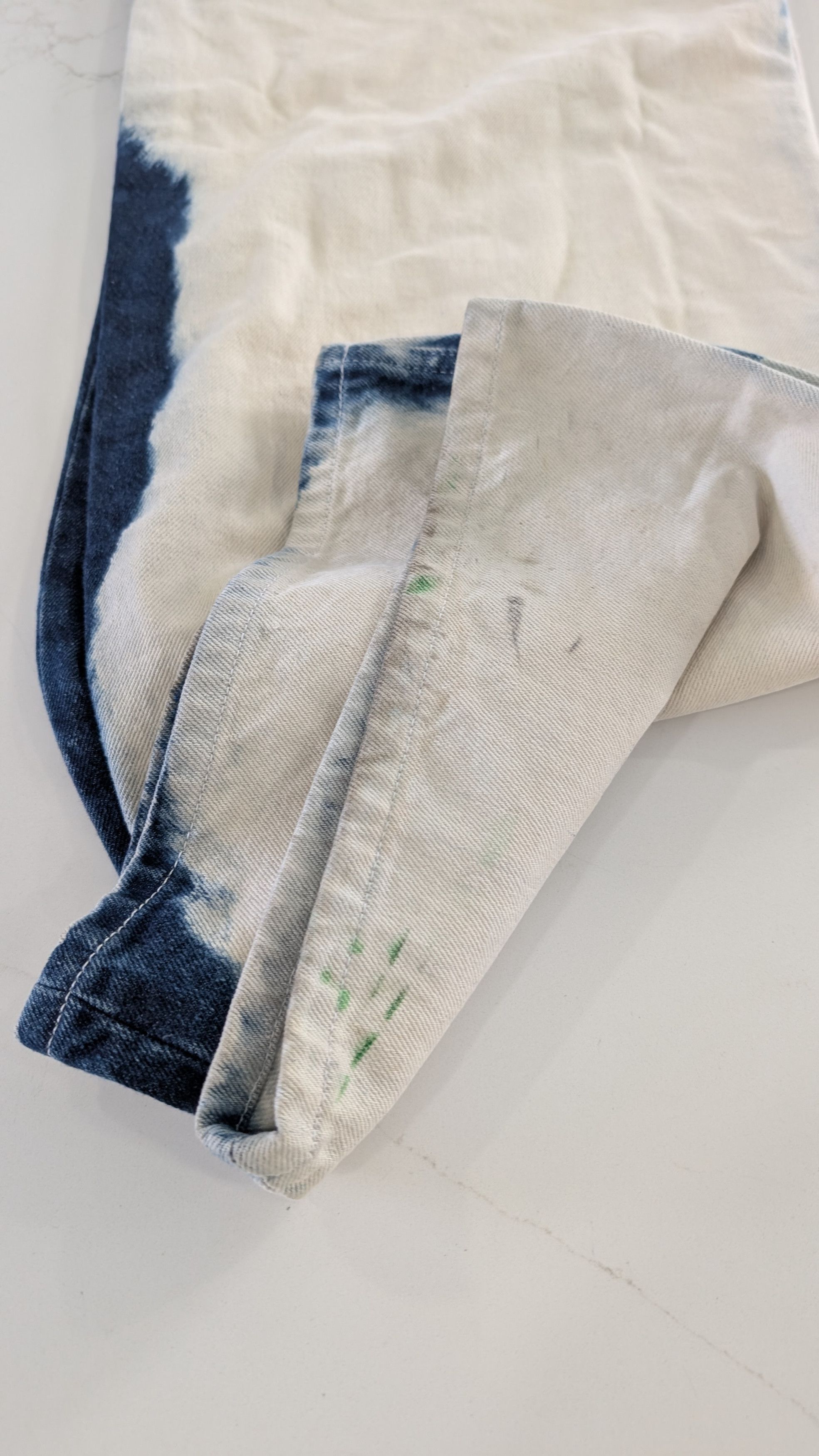 Charles Jeffrey LOVERBOY Charles Jeffrey LOVERBOY Bleached Wide Leg Jeans Size 30 Size US 30 / EU 46 - 15 Thumbnail