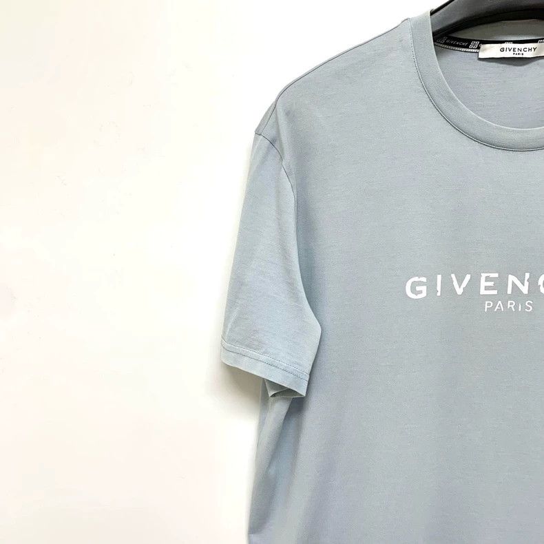 Givenchy Givenchy Mist Blue Short-Sleeve T-Shirt Size US XXL / EU 58 / 5 - 4 Thumbnail