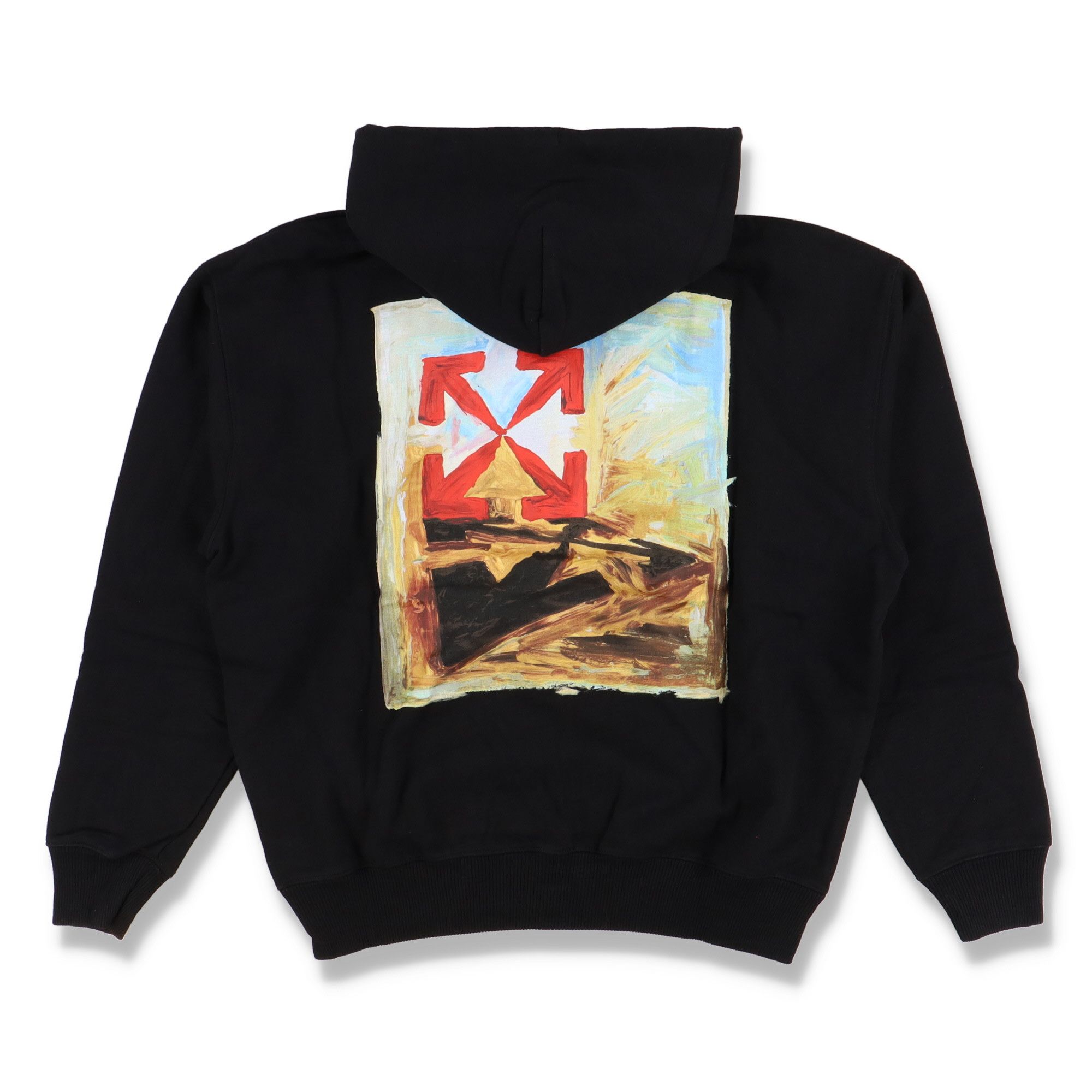 Off-White Black Arrow on Canvas Oversized Skate Hoodie Size US S / EU 44-46 / 1 - 1 Thumbnail