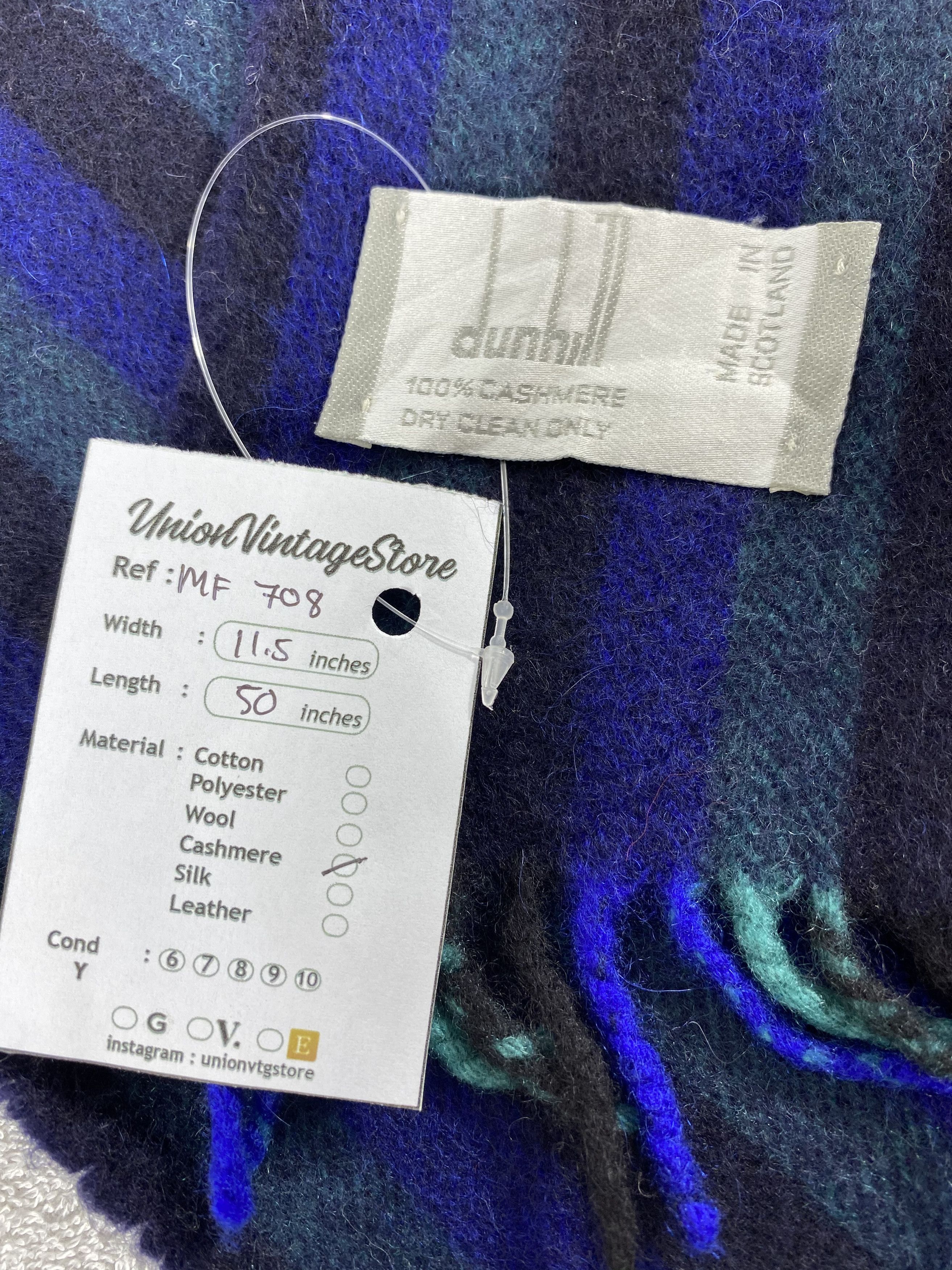 Alfred Dunhill Vintage Dunhill Scarf/Muffler/Neckwear MF708 Size ONE SIZE - 5 Thumbnail