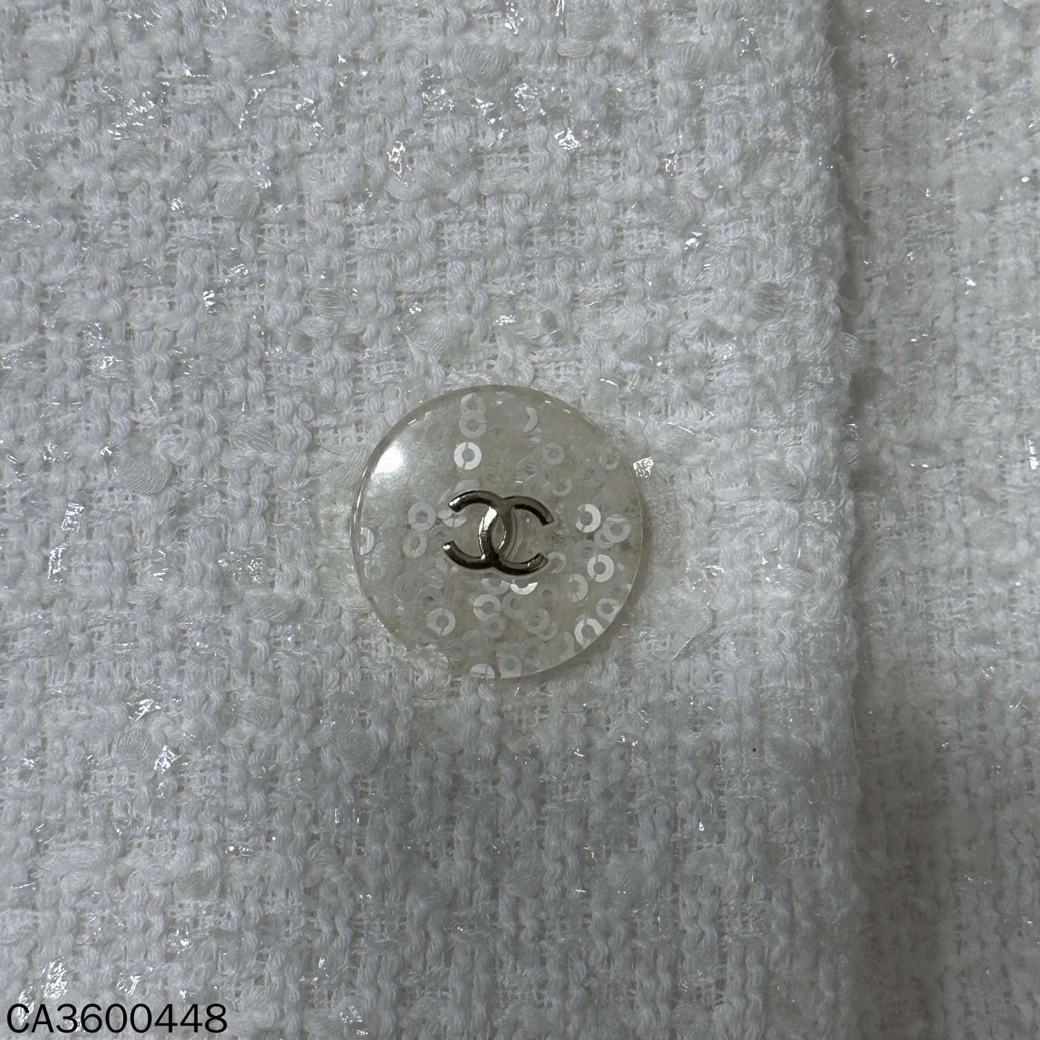 Chanel Chanel Beach White Sequin Jacket 44 Size L / US 10 / IT 46 - 5 Thumbnail