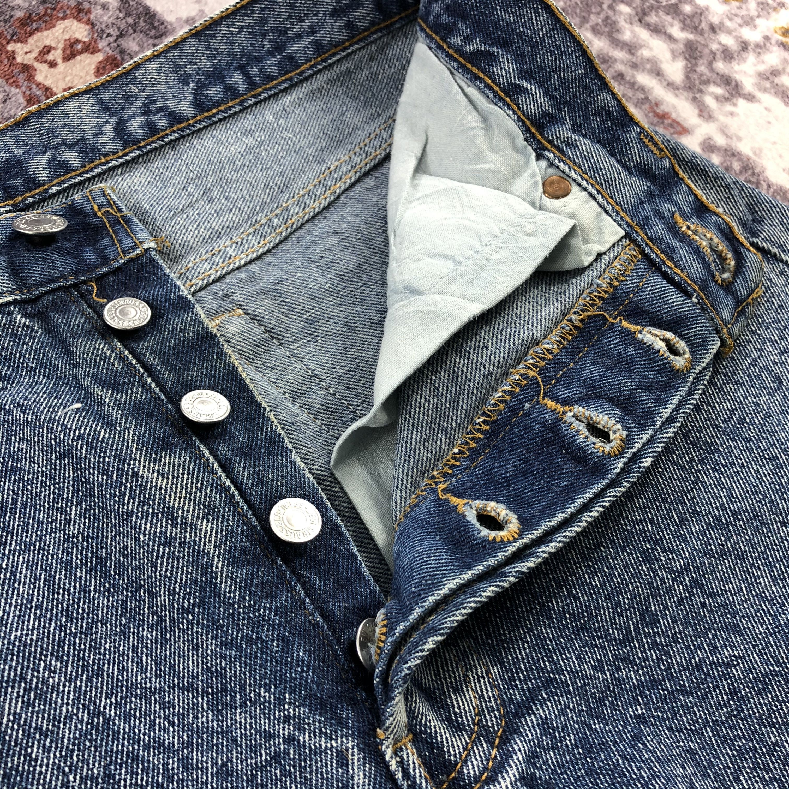 Levi's Vintage 90s Levis 501 Jeans-JM2215 Size US 31 - 9 Thumbnail