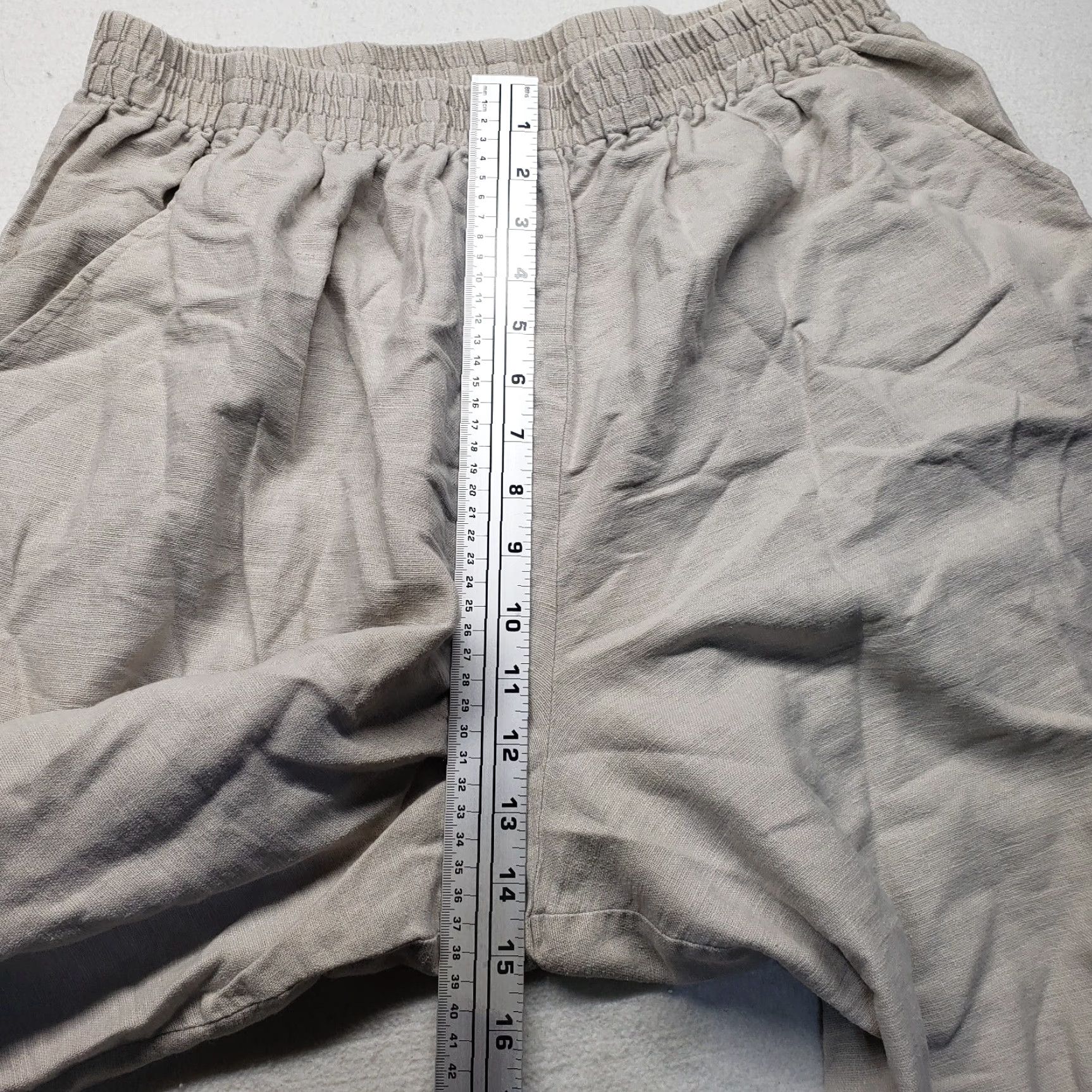 Lee Klthie Lee Pants Adult Womens 20W Solid Tan Brown Elastic Waist Pull On Khakis 18W/20W Vintage: No © Size 42" / US 20 - 5 Thumbnail