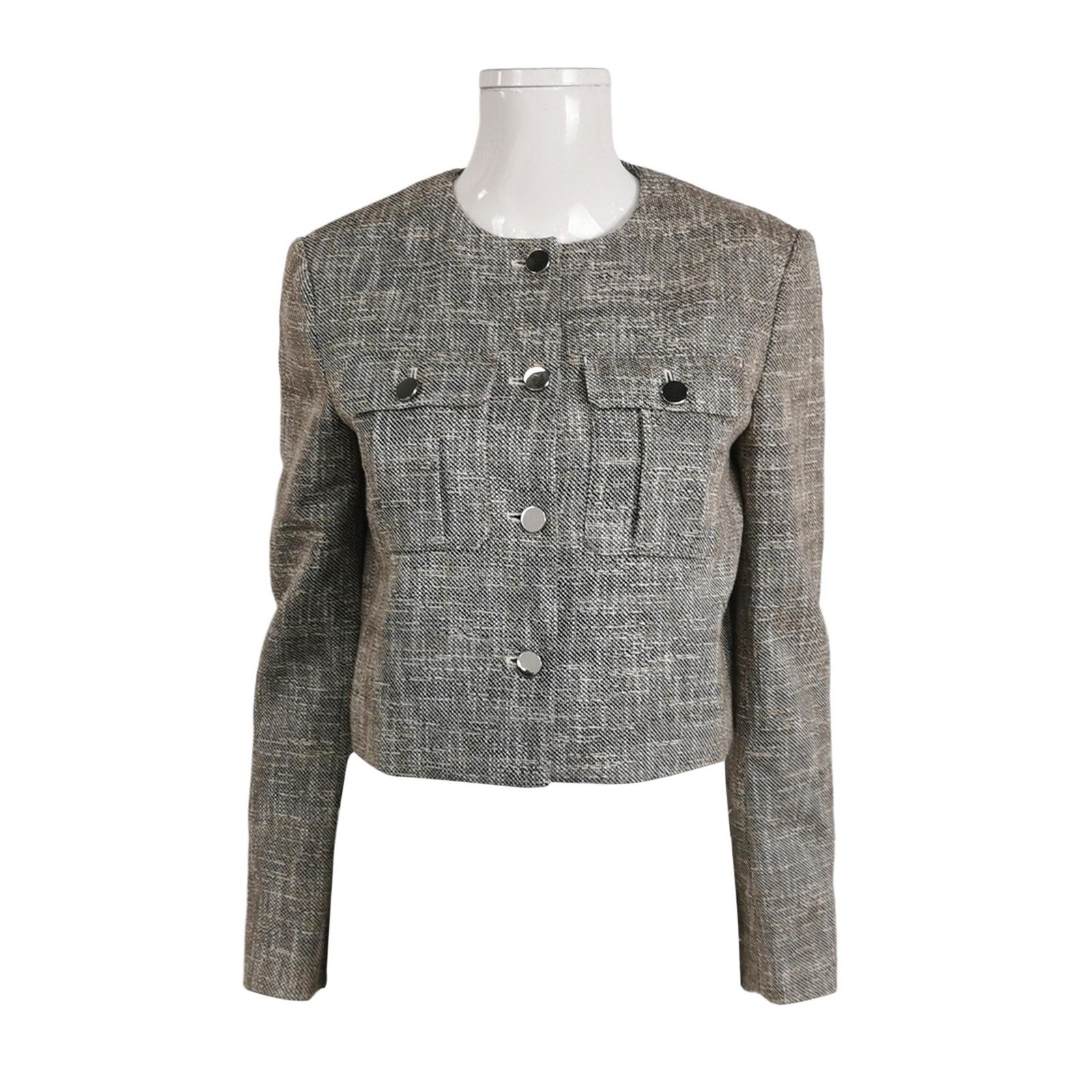 Theory Theory Tweed Canvas Jacket Size 0 Size XS / US 0-2 / IT 36-38 - 1 Thumbnail