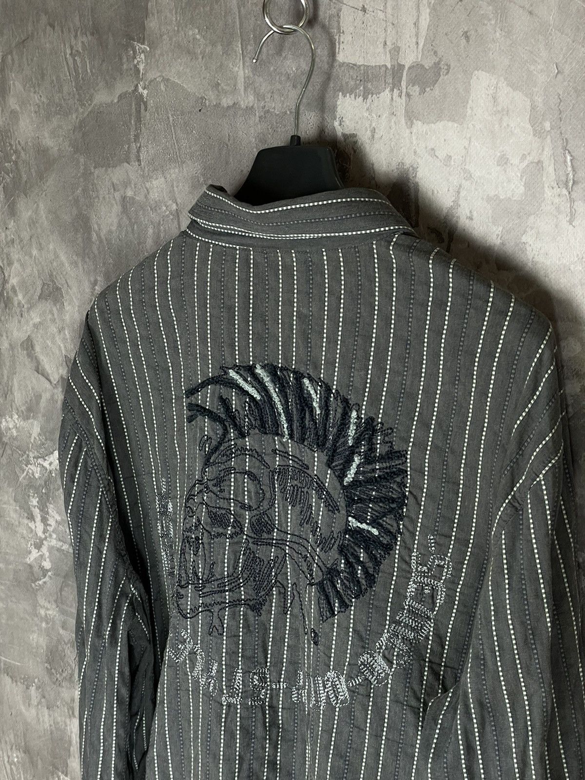 Diesel × Vintage Vintage Y2K Diesel logo Japanese Shirt button up Size US XL / EU 56 / 4 - 5 Thumbnail