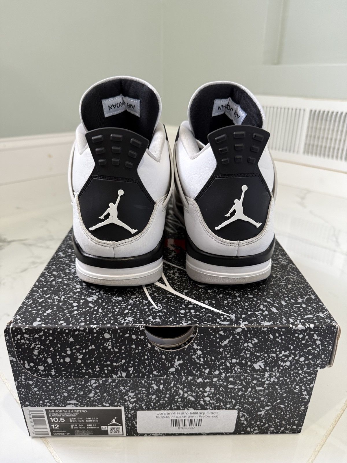 Jordan Brand Jordan 4 military black Size US 10.5 / EU 43-44 - 4 Thumbnail