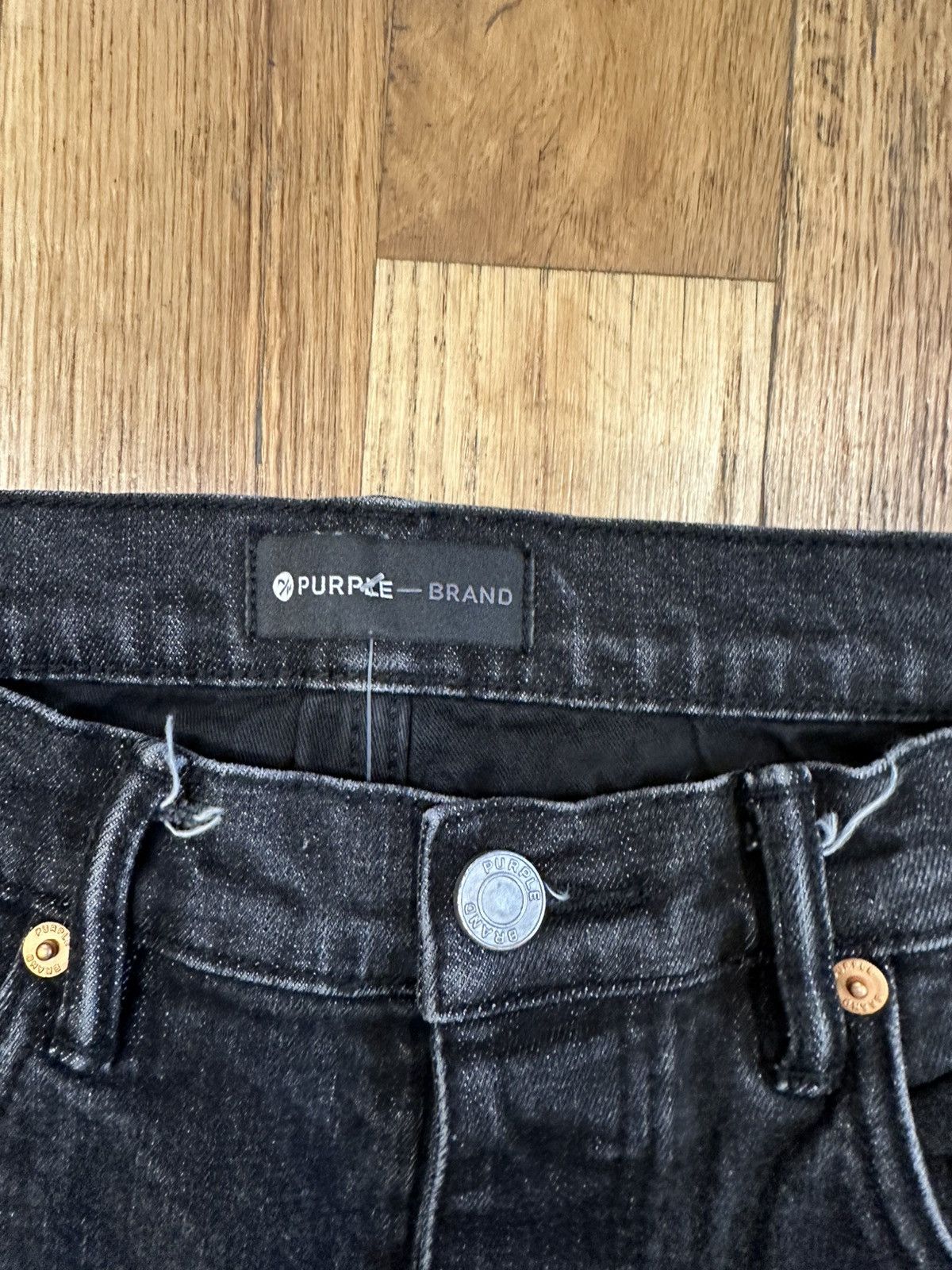 Purple Brand Purple Brand Sitched Black Denim Jeans Size 31 Size US 31 - 3 Thumbnail
