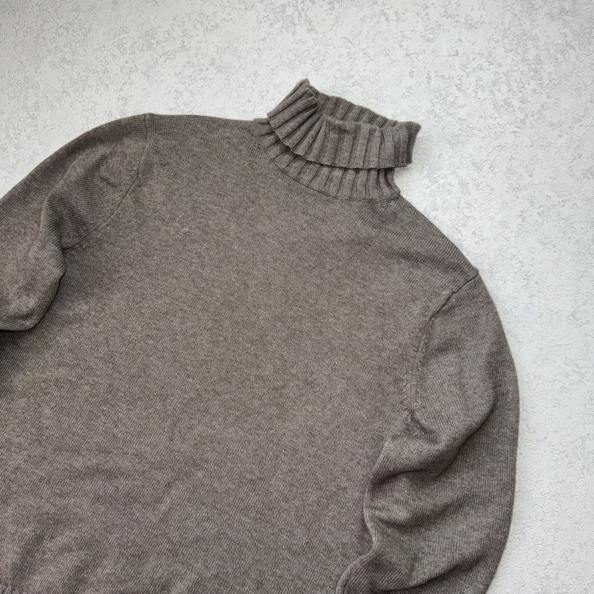 Suitsupply Suitsupply Wool Cashmere Sweater Turtleneck Old Money Size L Size US L / EU 52-54 / 3 - 3 Thumbnail