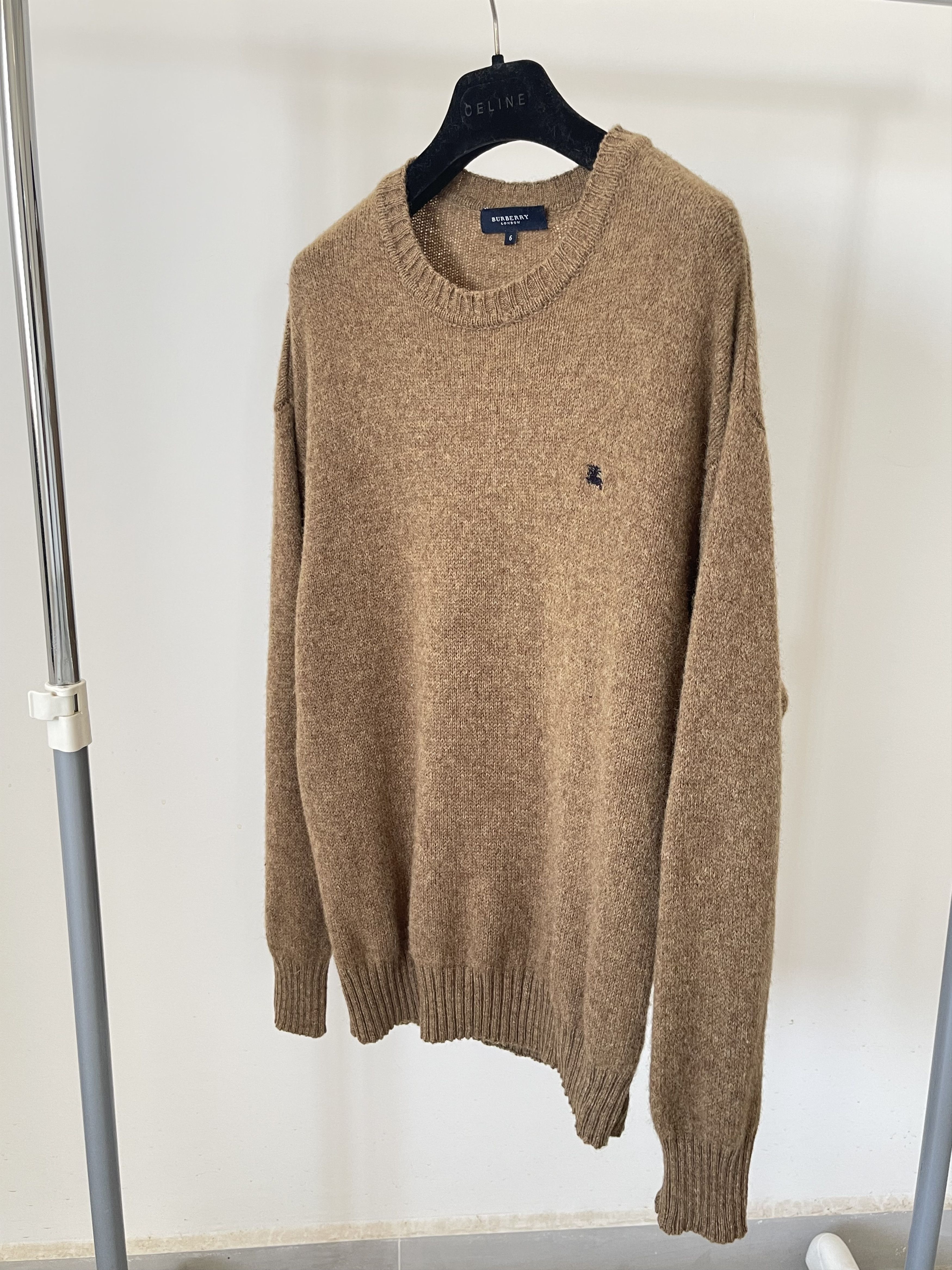 Burberry 🔥Burberry knitted heavy wool jumper sweater camel size M Size US M / EU 48-50 / 2 - 3 Thumbnail