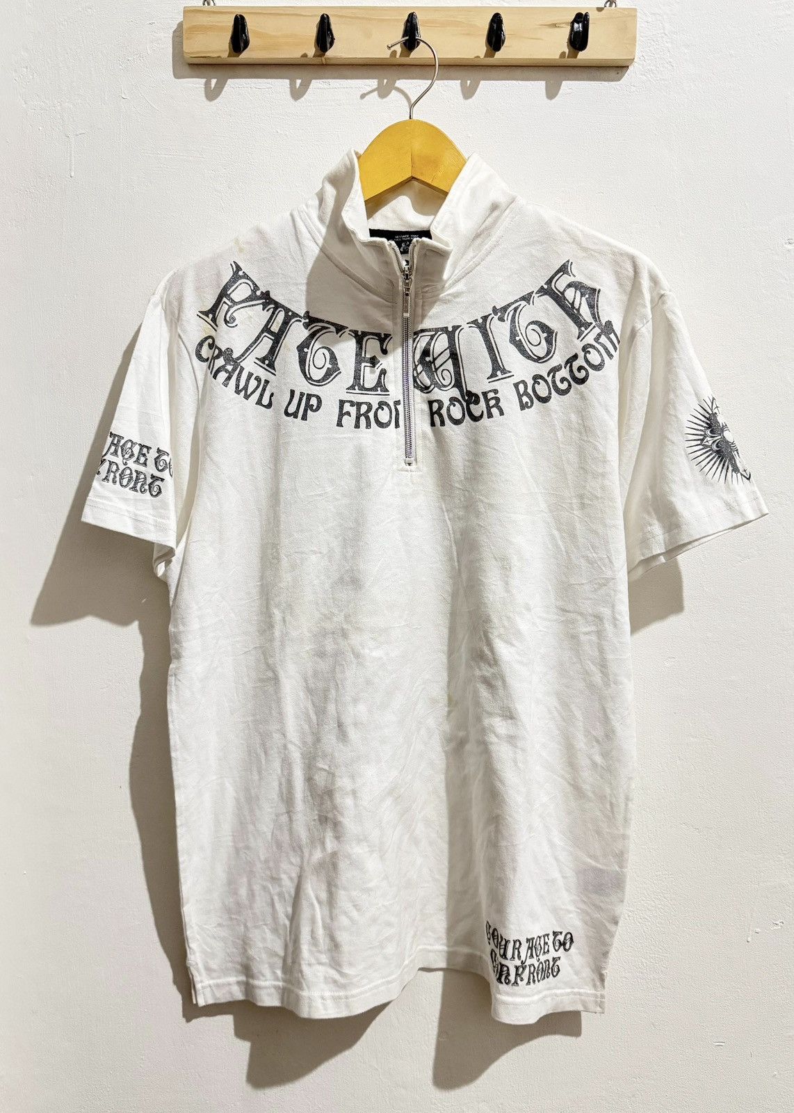 Hysteric Glamour × If Six Was Nine × Japanese Brand Y2k Euroyal skull ifsixwasnine zip tshirt Size US L / EU 52-54 / 3 - 1 Thumbnail