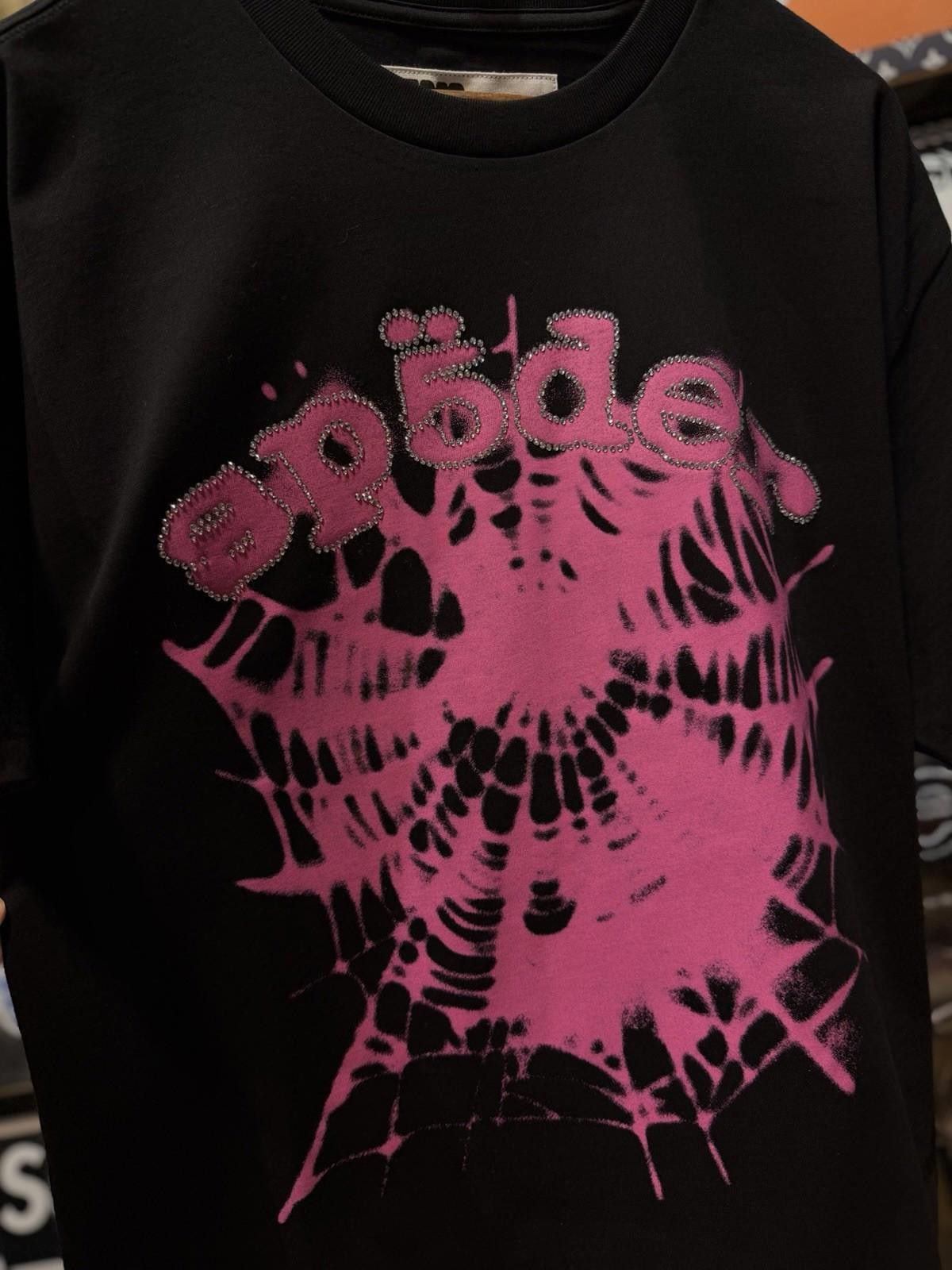 Sp5der Sp5der OG Web V2 Tee Stones Brand New Black Pink Size (L) Size US L / EU 52-54 / 3 - 4 Thumbnail